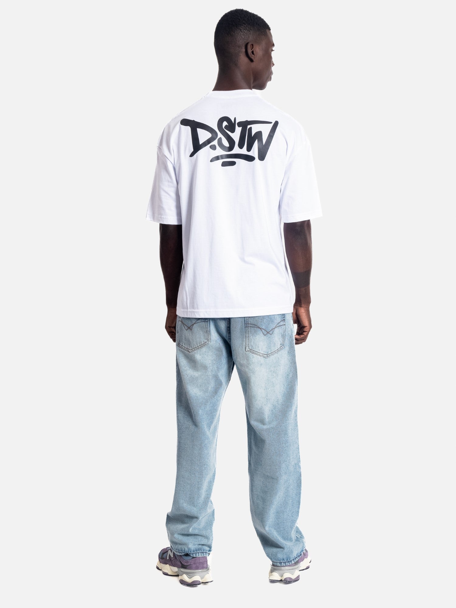 Polo para Hombre Dunkelvolk OVERSIZE LOGO DSTW PUFF LOGO WHT DUNKELVOLK