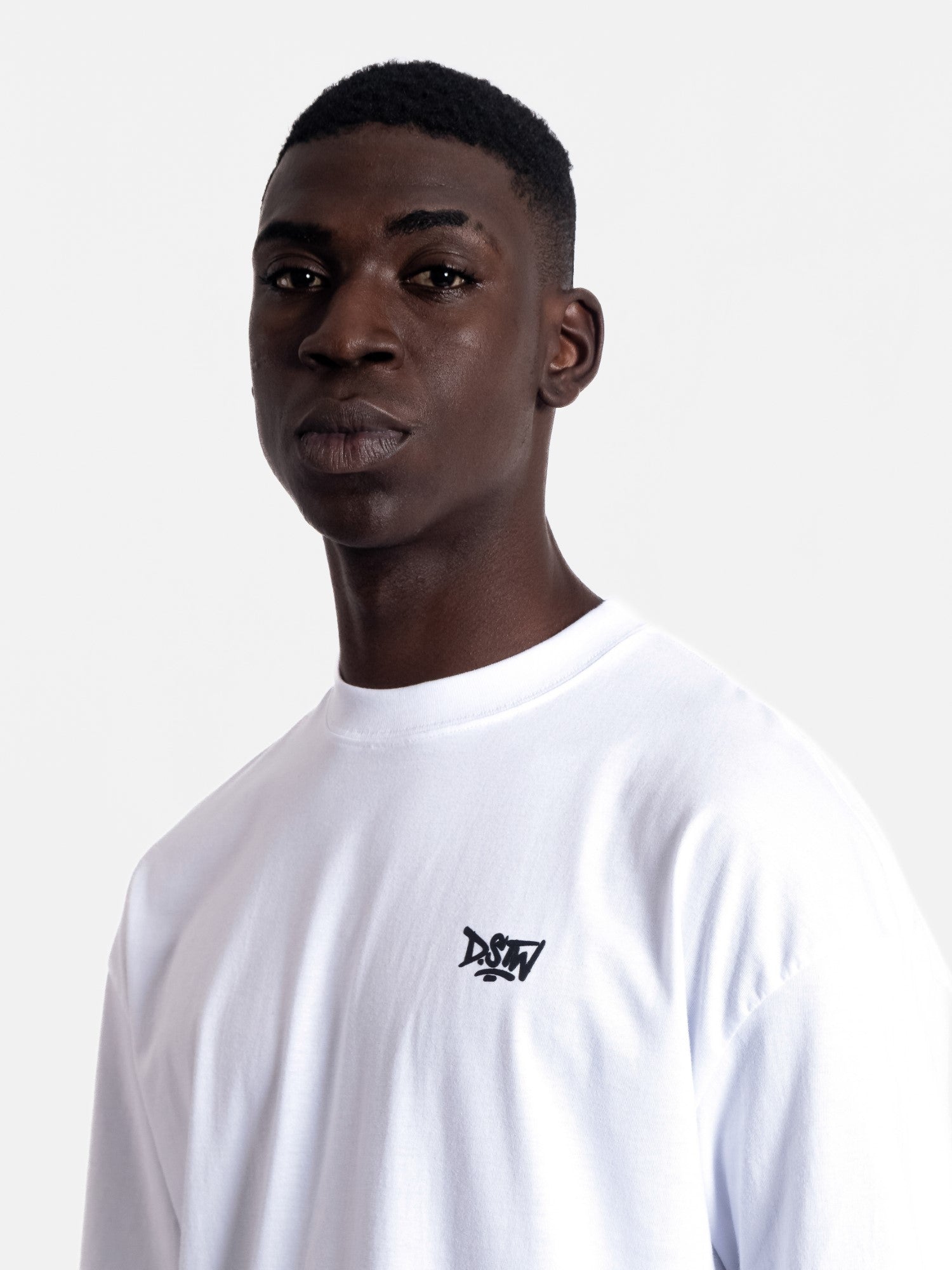 Polo para Hombre Dunkelvolk OVERSIZE LOGO DSTW PUFF LOGO WHT DUNKELVOLK