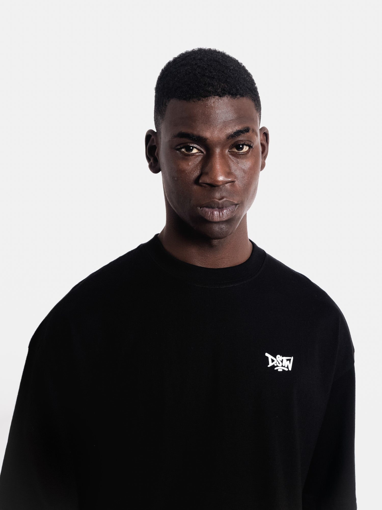 Polo para Hombre Dunkelvolk OVERSIZE LOGO DSTW PUFF LOGO BLK DUNKELVOLK