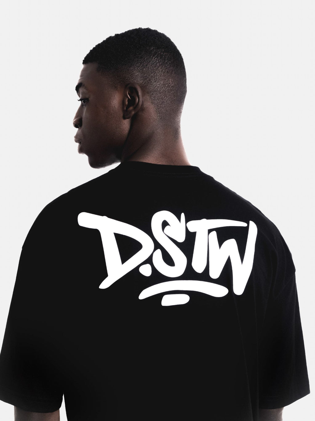 Polo para Hombre Dunkelvolk OVERSIZE LOGO DSTW PUFF LOGO BLK DUNKELVOLK