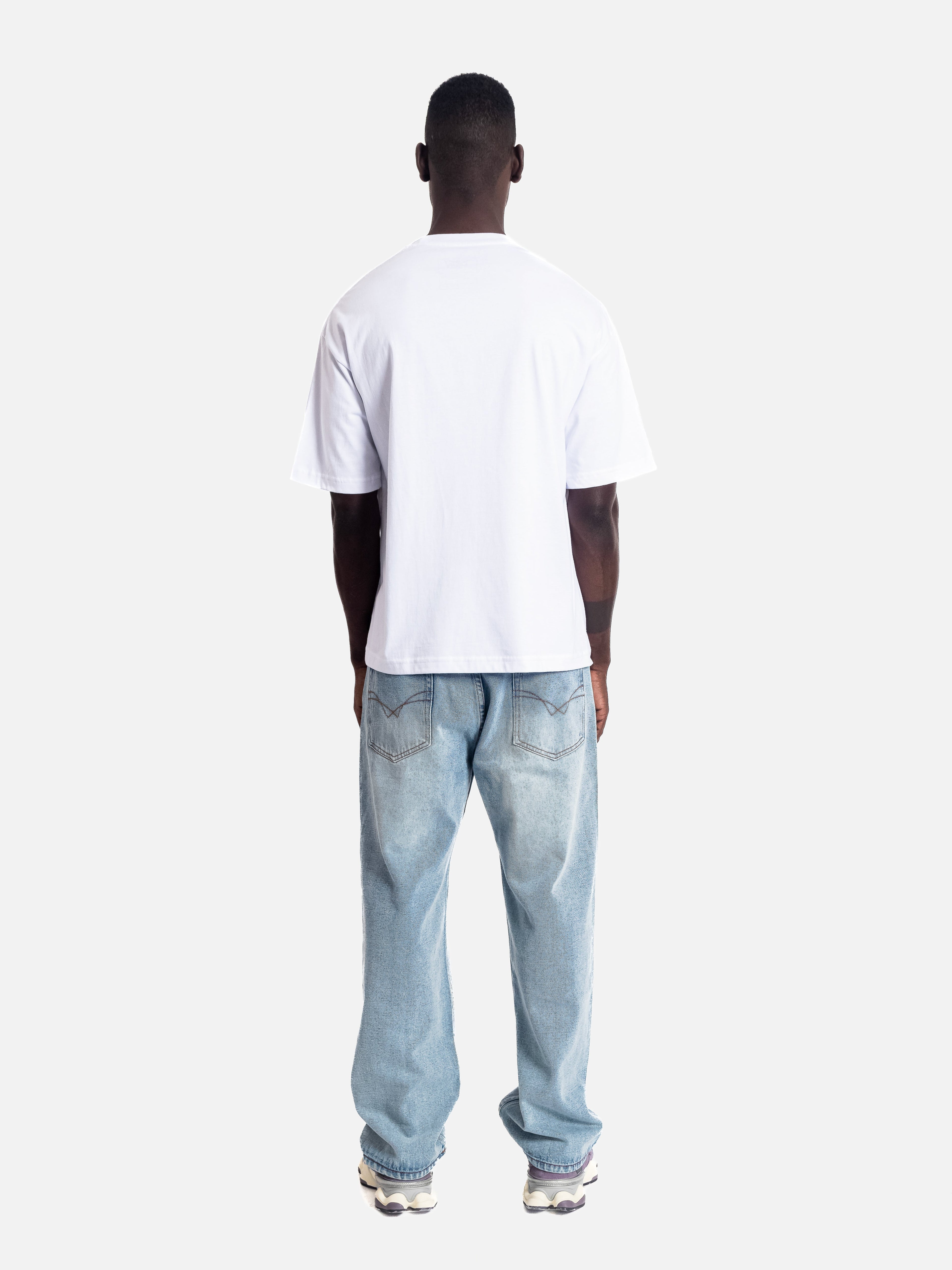 Polo para Hombre Dunkelvolk BOXY DSTW BOXY TEE WHT DUNKELVOLK