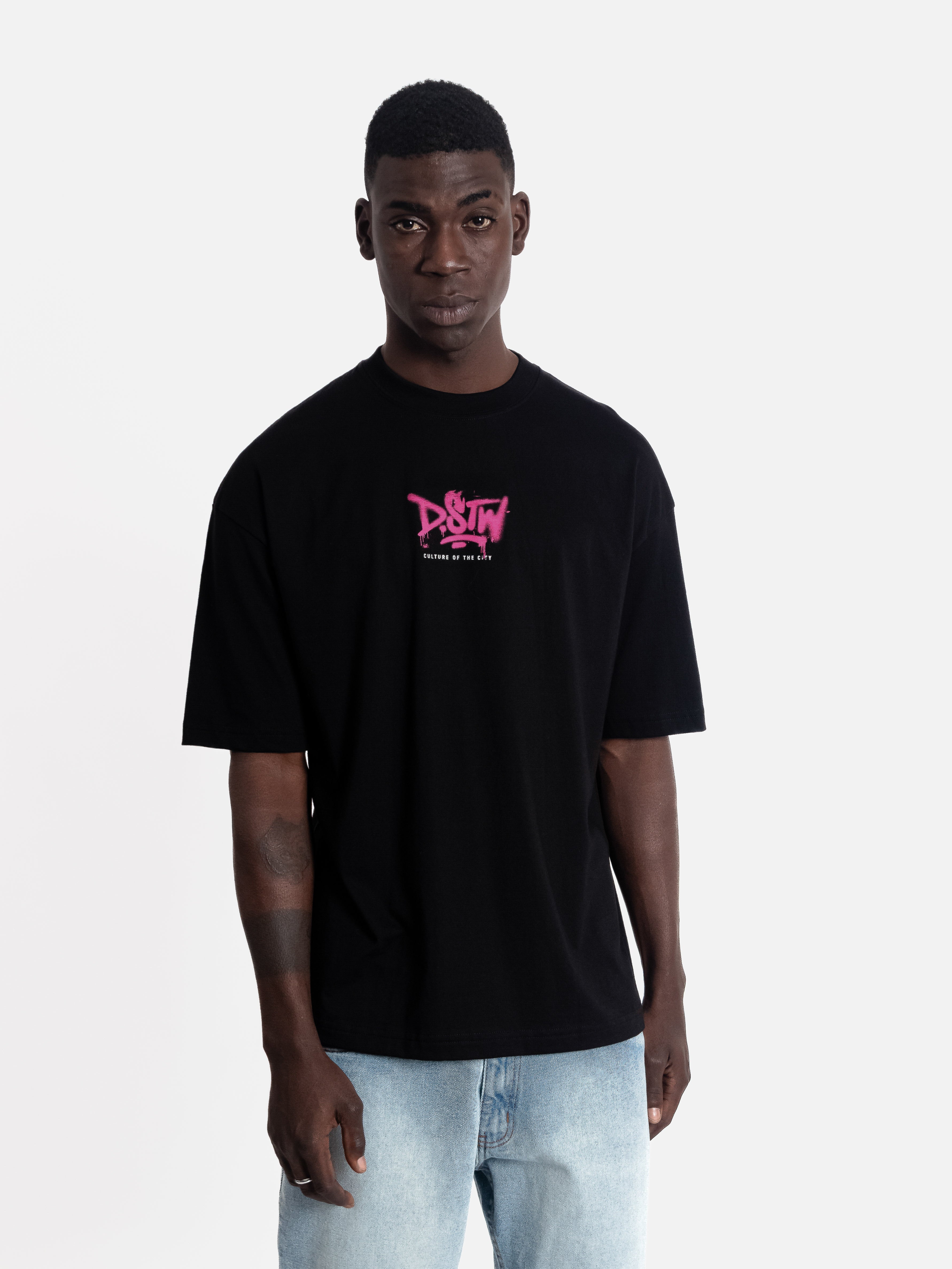 Polo para Hombre Dunkelvolk OVERSIZE GRAPHIC HOLY DSTW BLK DUNKELVOLK