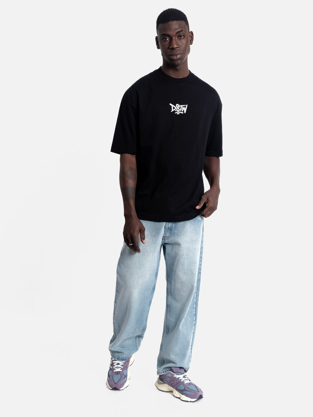 Polo para Hombre Dunkelvolk OVERSIZE GRAPHIC DSTW DIAMOND BLK DUNKELVOLK