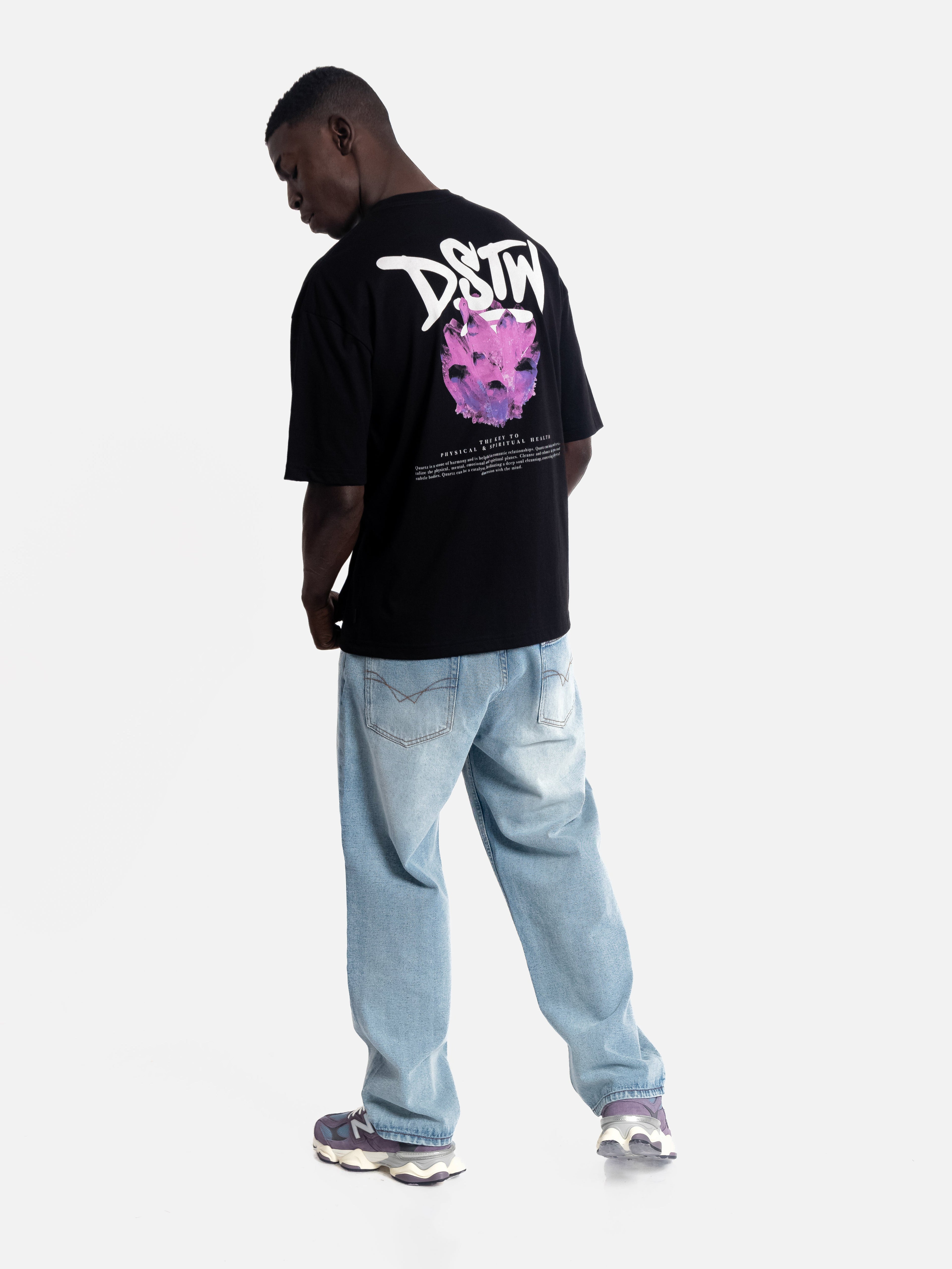 Polo para Hombre Dunkelvolk OVERSIZE GRAPHIC DSTW DIAMOND BLK DUNKELVOLK