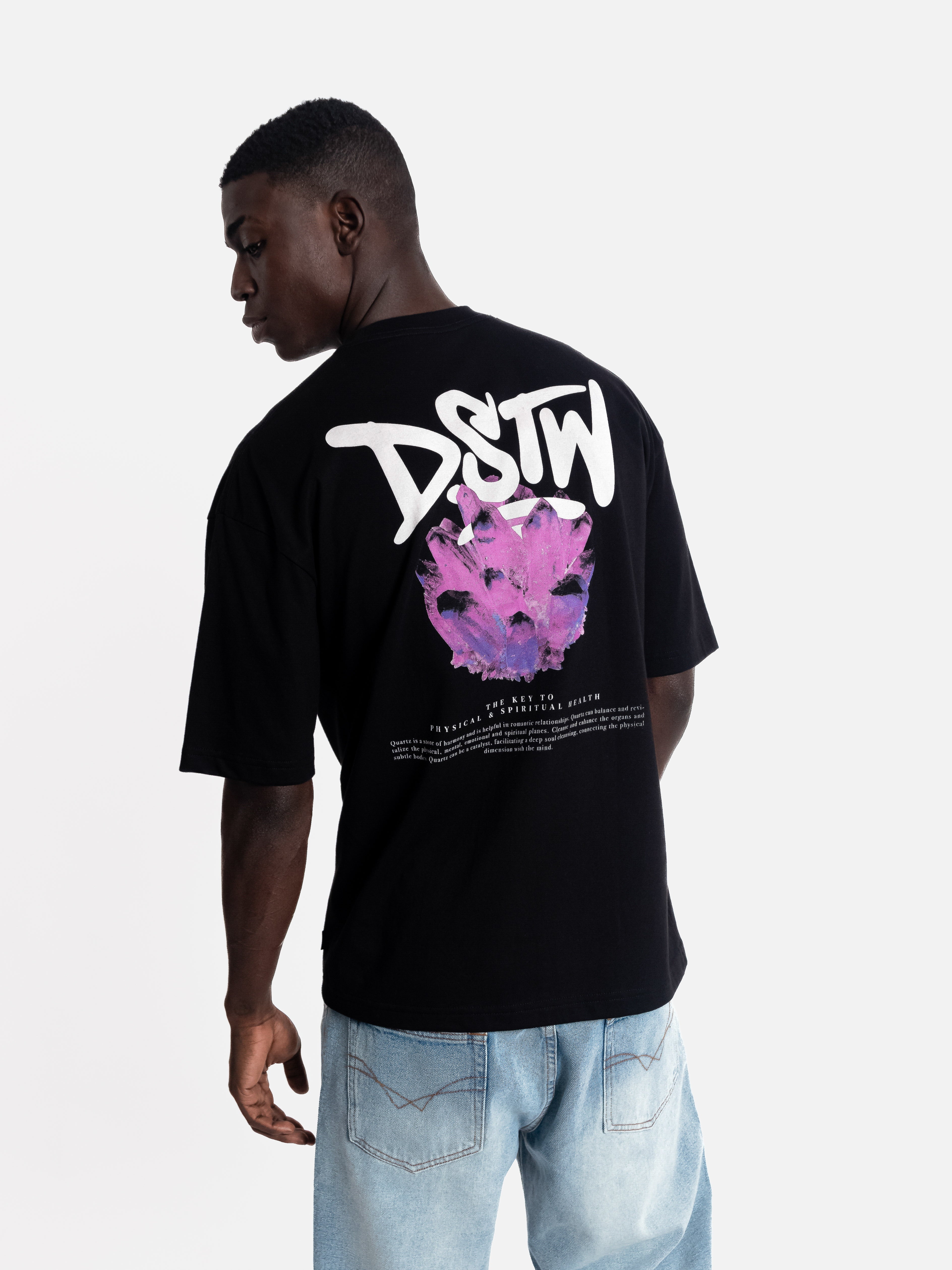 Polo para Hombre Dunkelvolk OVERSIZE GRAPHIC DSTW DIAMOND BLK DUNKELVOLK