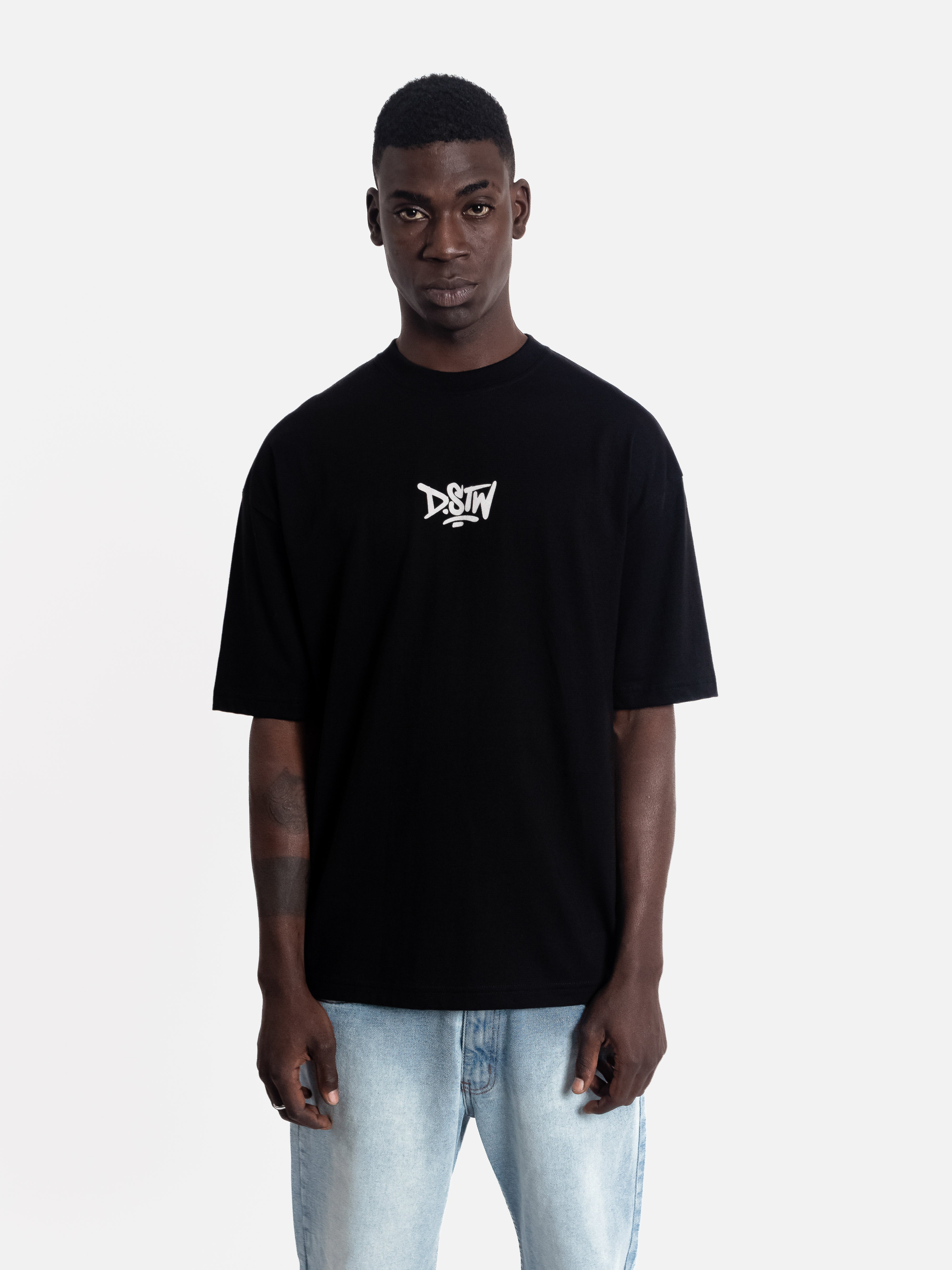 Polo para Hombre Dunkelvolk OVERSIZE GRAPHIC DSTW DIAMOND BLK DUNKELVOLK