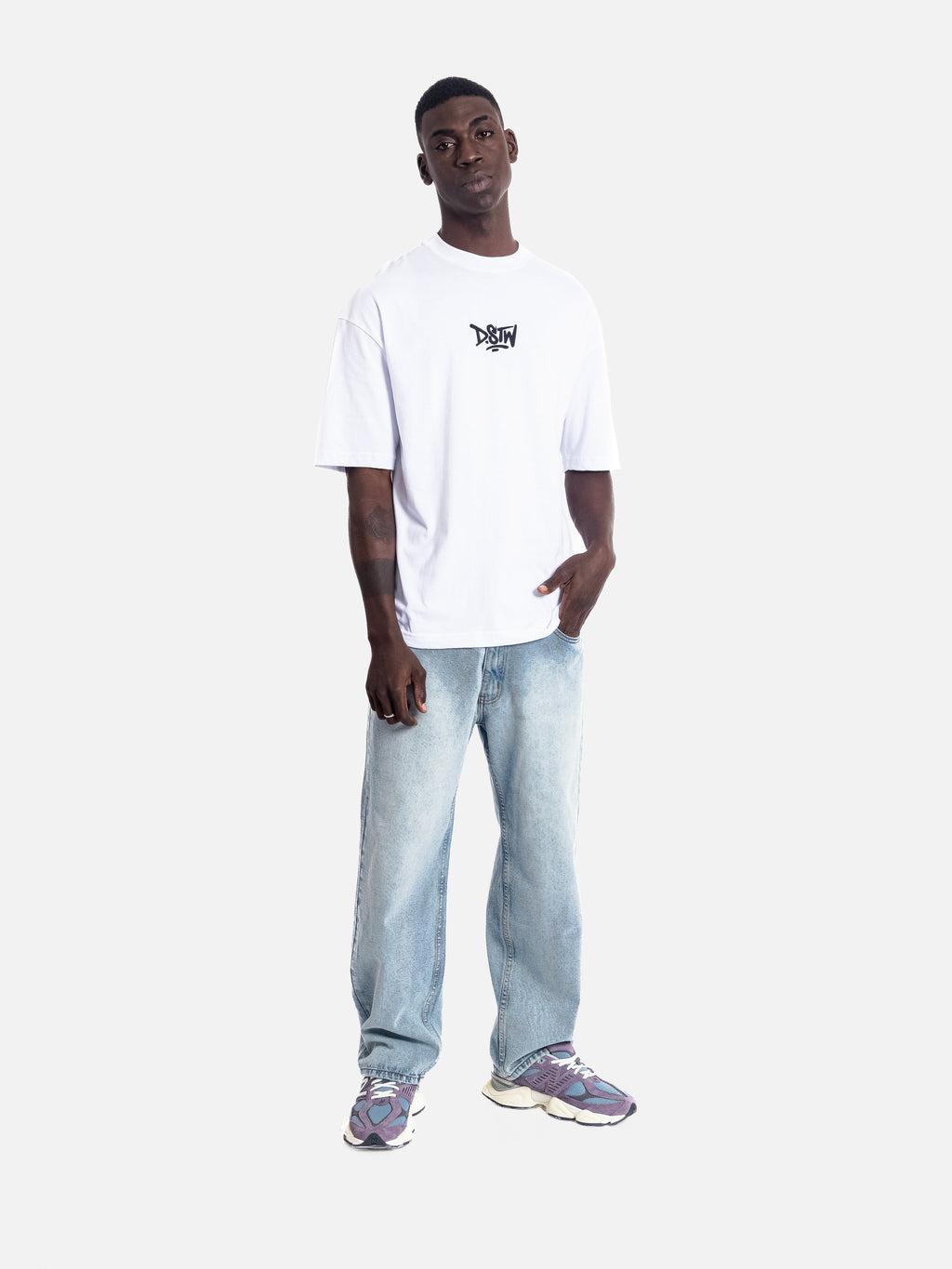 Polo para Hombre Dunkelvolk OVERSIZE GRAPHIC DSTW DIAMOND WHT DUNKELVOLK