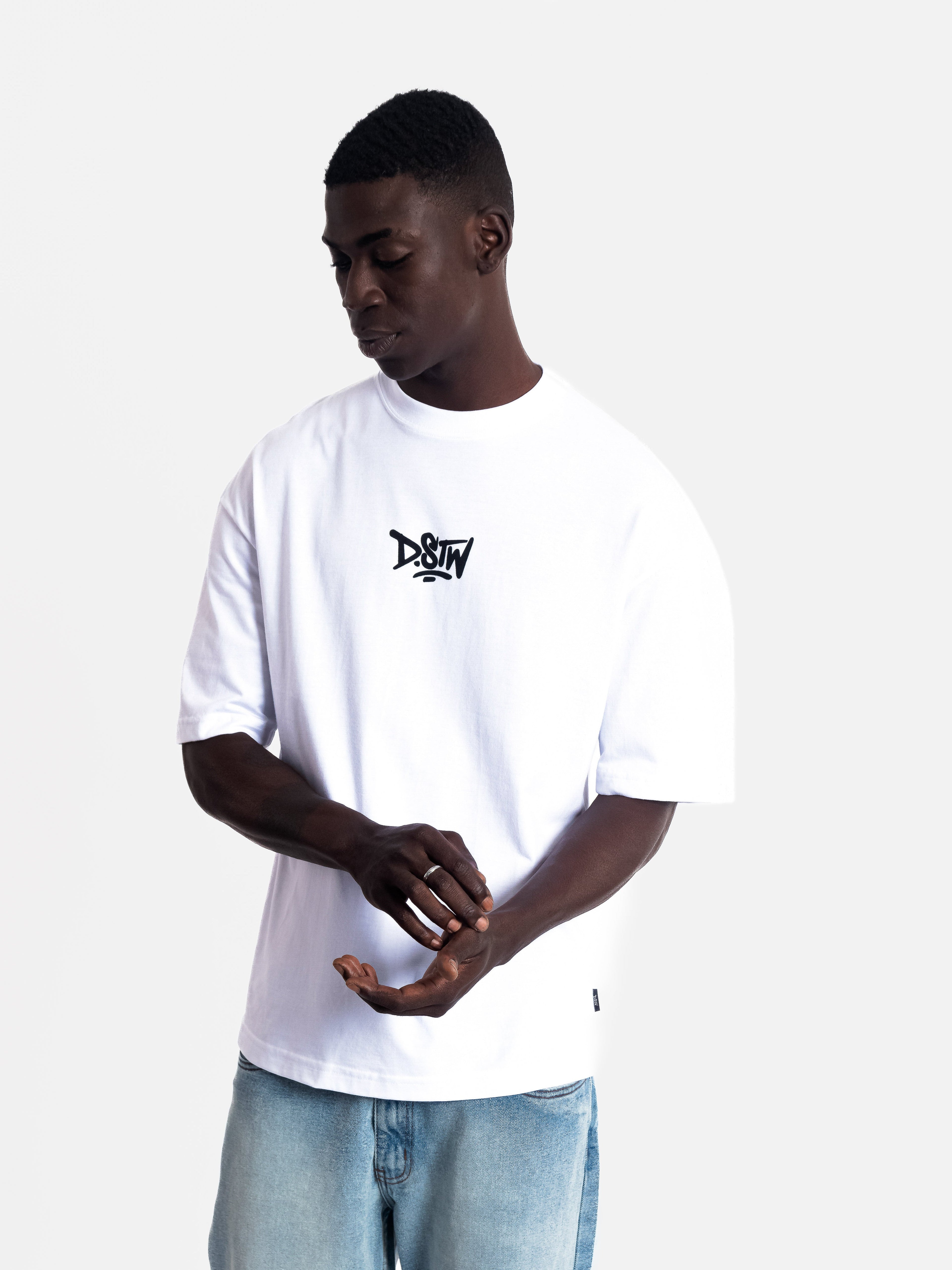 Polo para Hombre Dunkelvolk OVERSIZE GRAPHIC DSTW DIAMOND WHT DUNKELVOLK