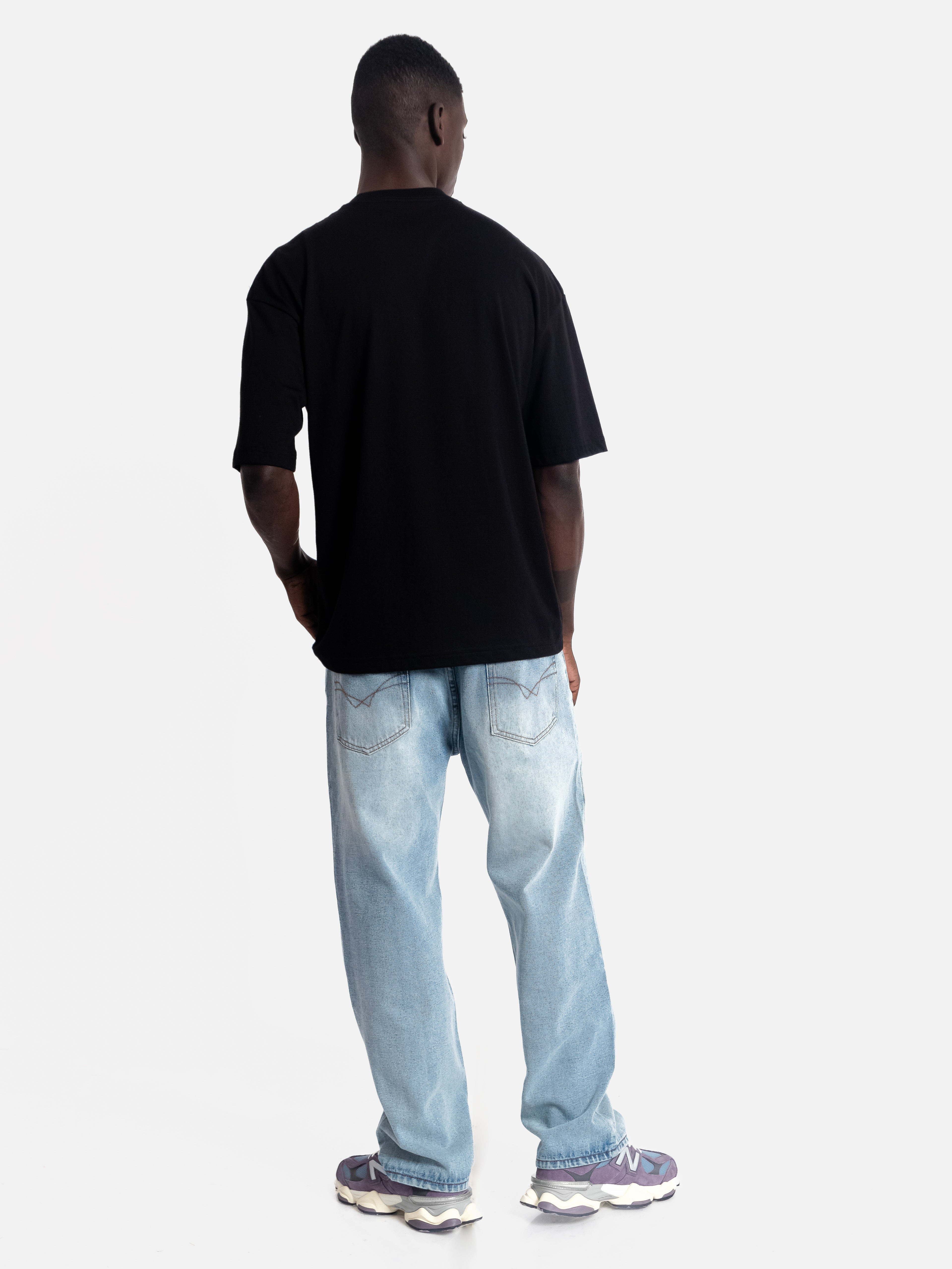 Polo para Hombre Dunkelvolk OVERSIZE GRAPHIC DSTW WORLDWIDE BLK DUNKELVOLK