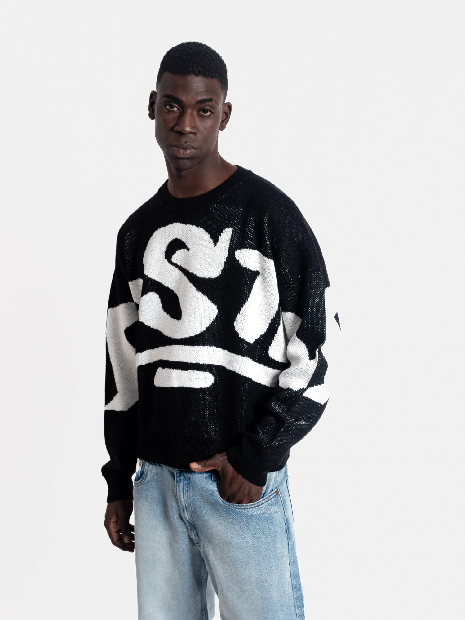 Chompa para Hombre Dunkelvolk URBAN DSTW KNIT LOGO BLK DUNKELVOLK