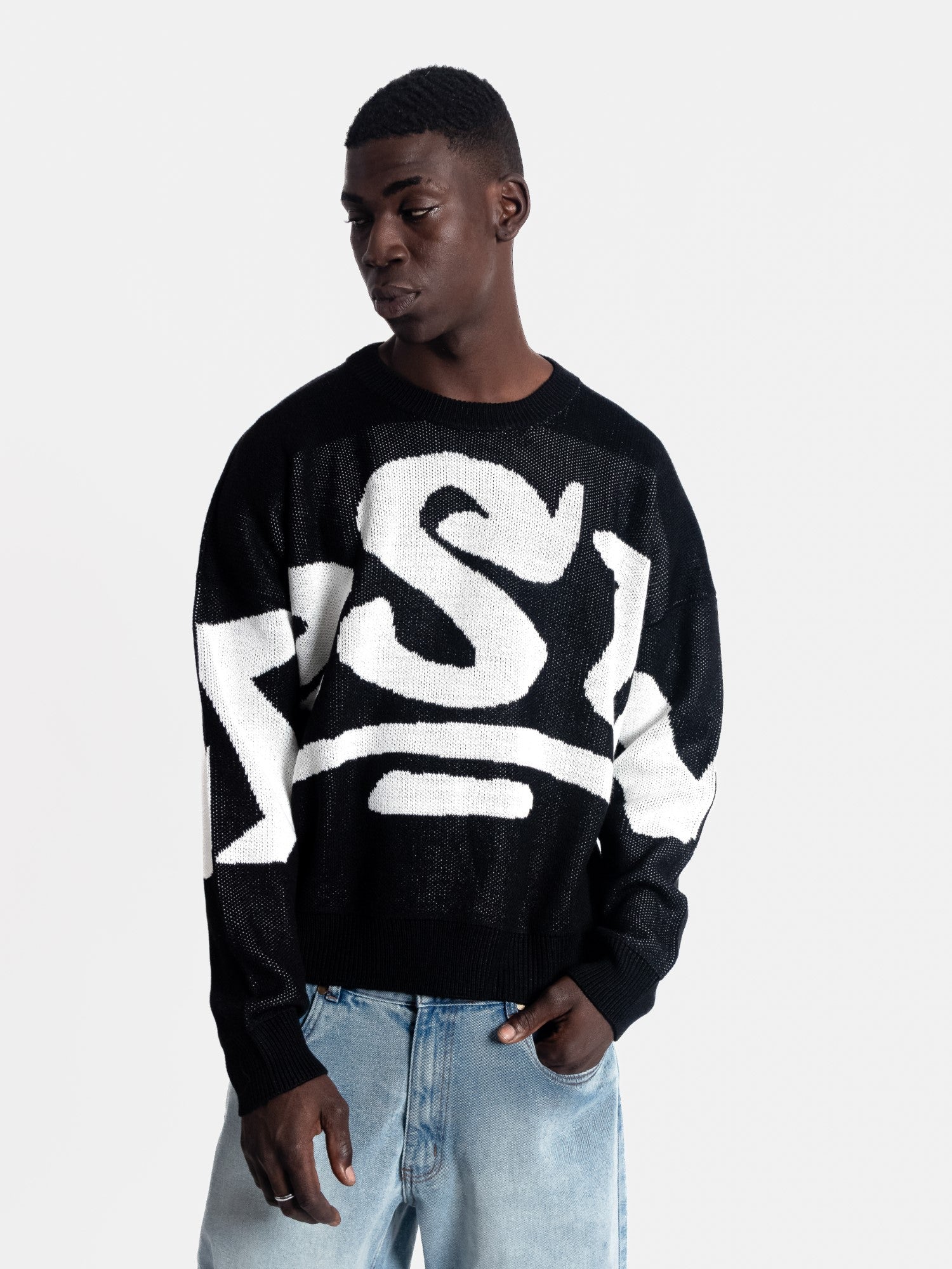 Chompa para Hombre Dunkelvolk URBAN DSTW KNIT LOGO BLK DUNKELVOLK