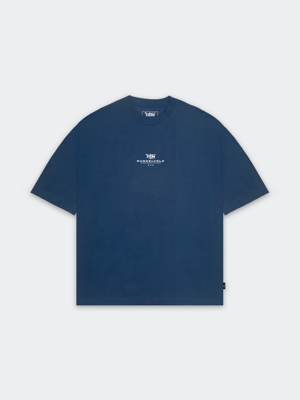 Polo Oversize para Hombre DUNKELVOLK MOCK Azul