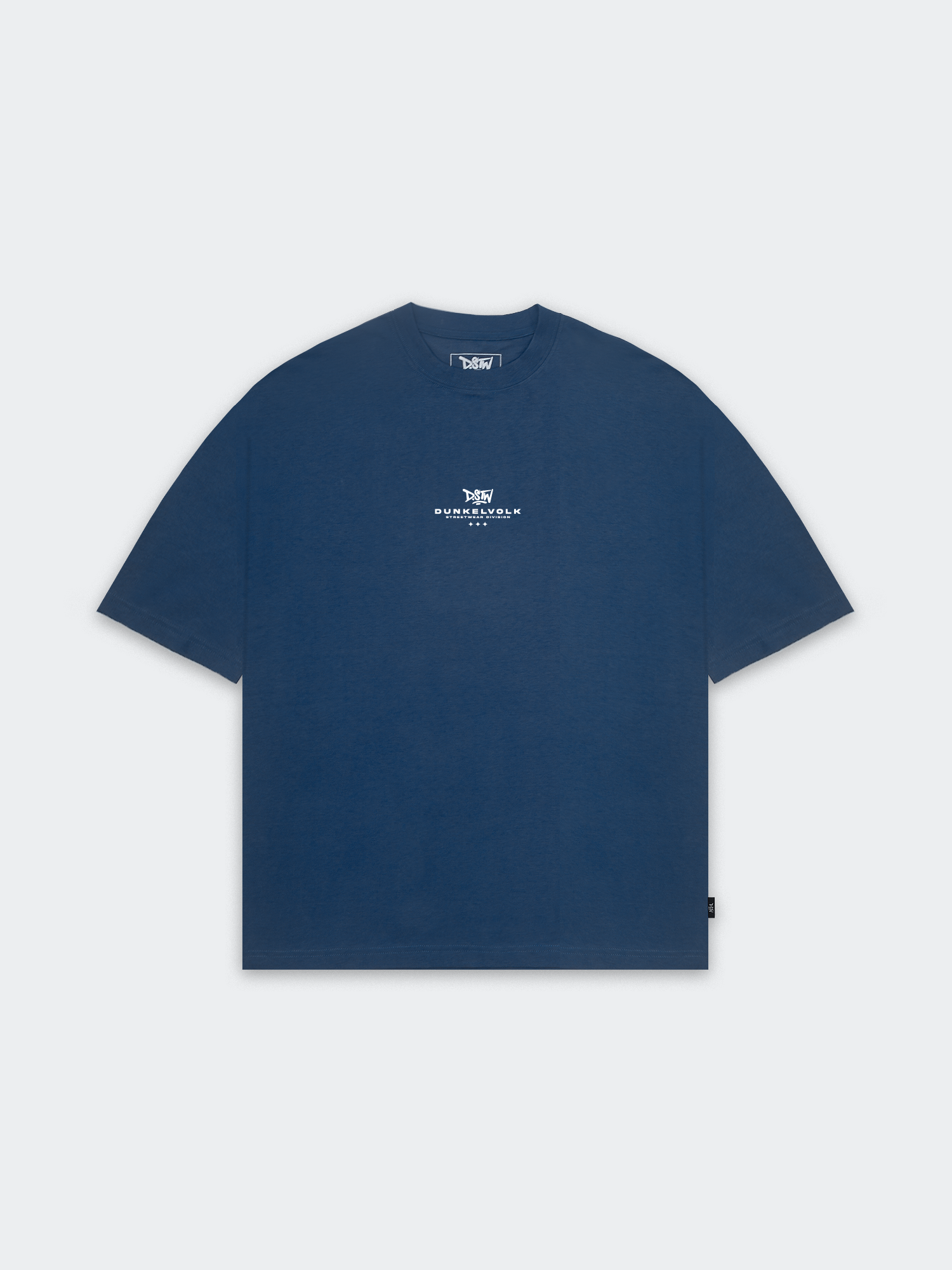 Polo Oversize para Hombre DUNKELVOLK MOCK Azul DUNKELVOLK