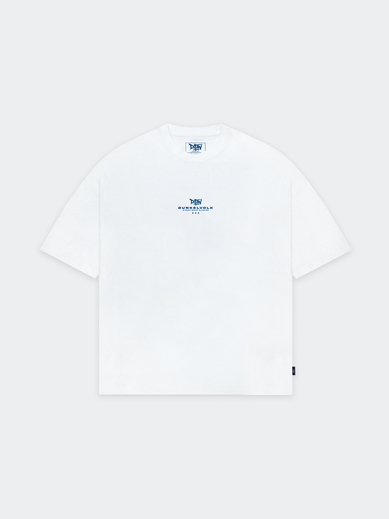 Polo Oversize para Hombre DUNKELVOLK MOCK Blanco DUNKELVOLK