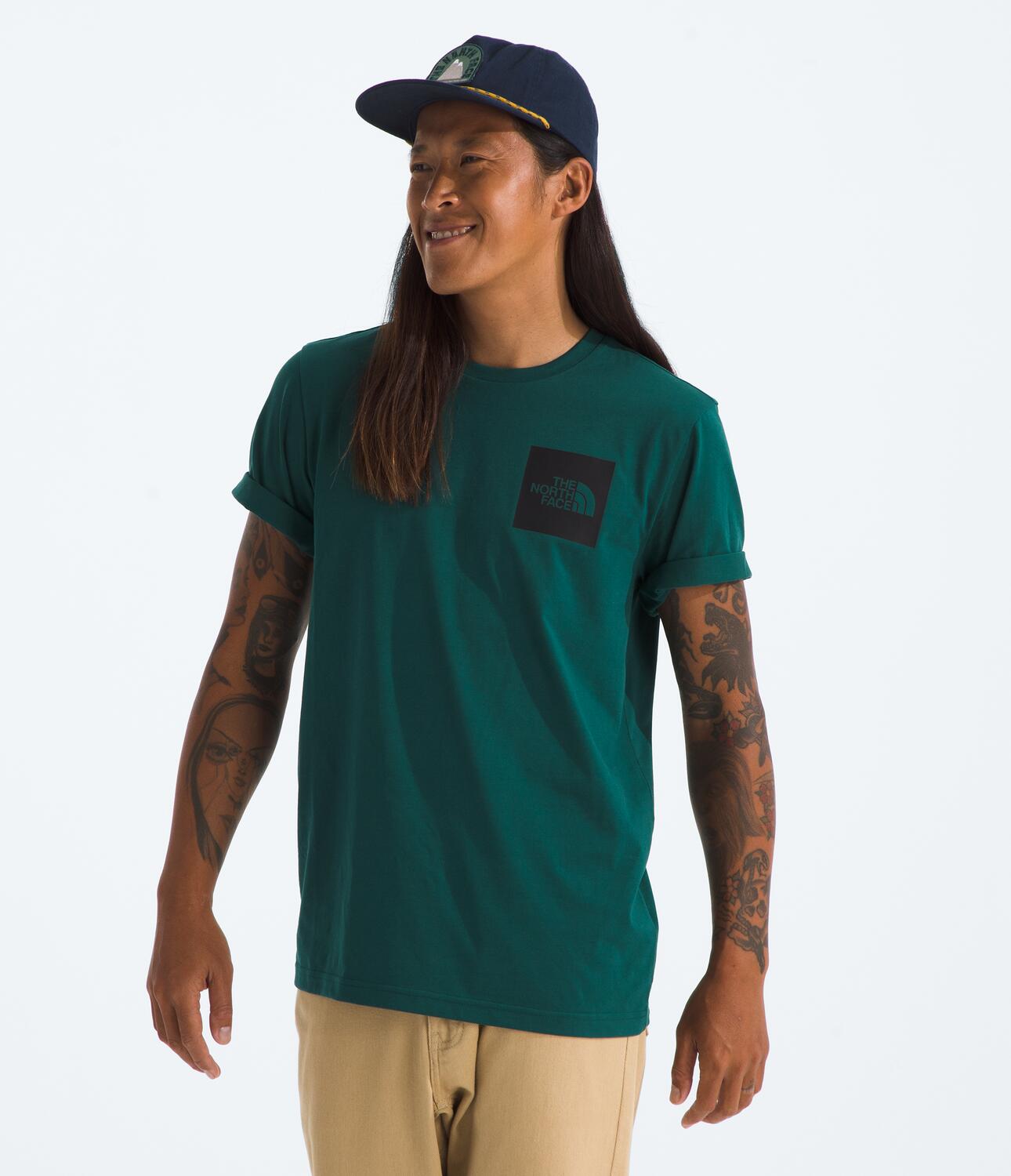 Polo para Hombre THE NORTH FACE M S/S FINE TEE Verde