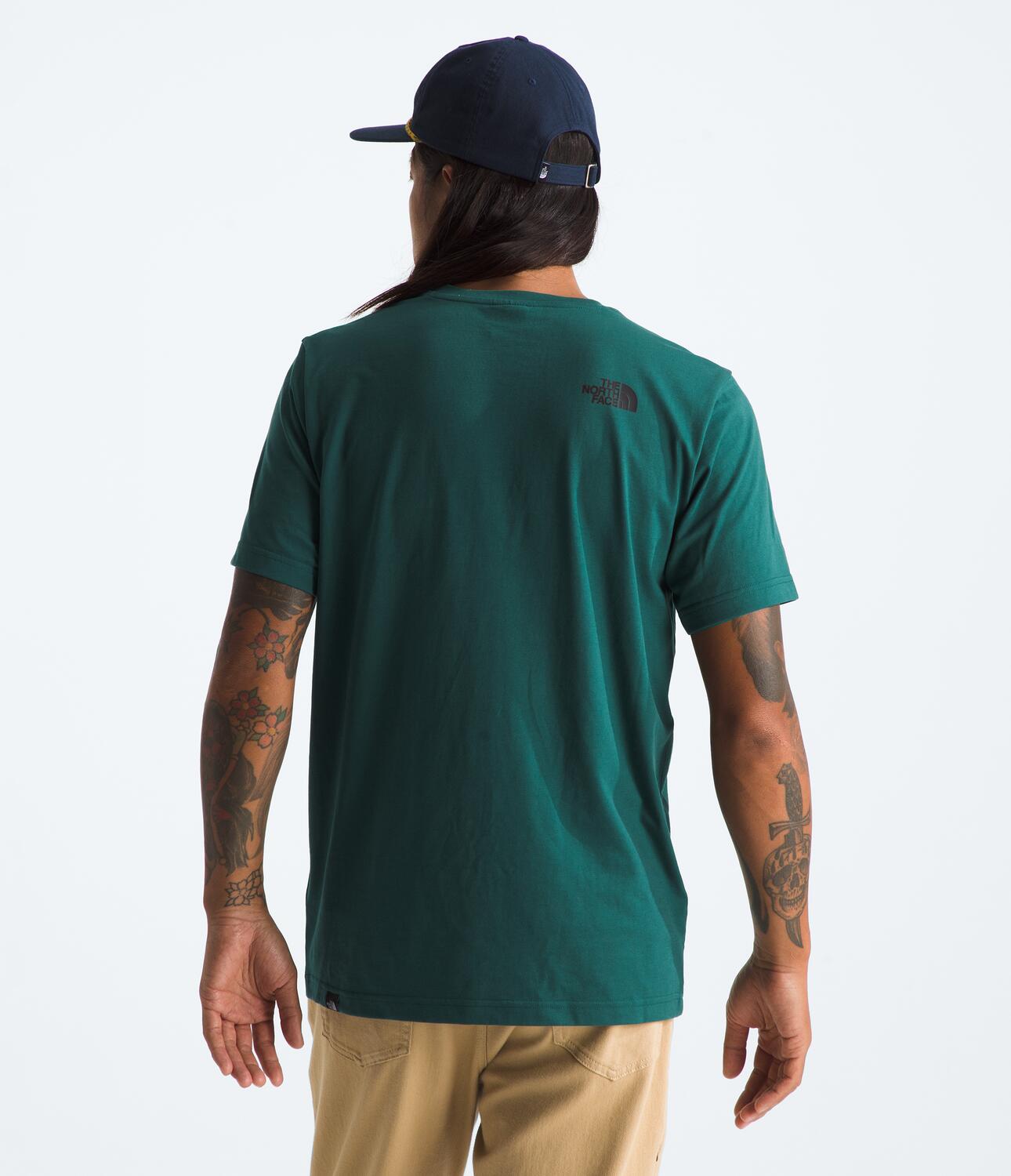 Polo para Hombre THE NORTH FACE M S/S FINE TEE Verde