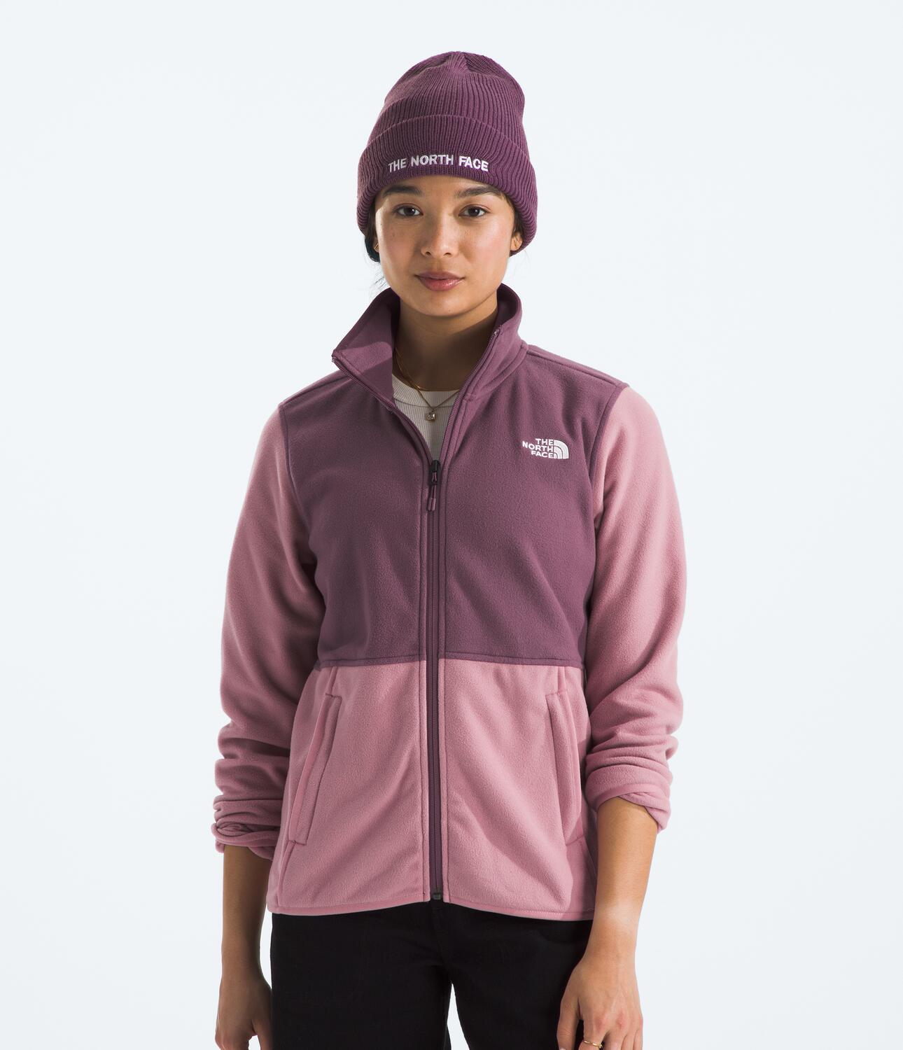 Poleras para Mujer THE NORTH FACE W GLACIER FLEECE JACKET Rosado