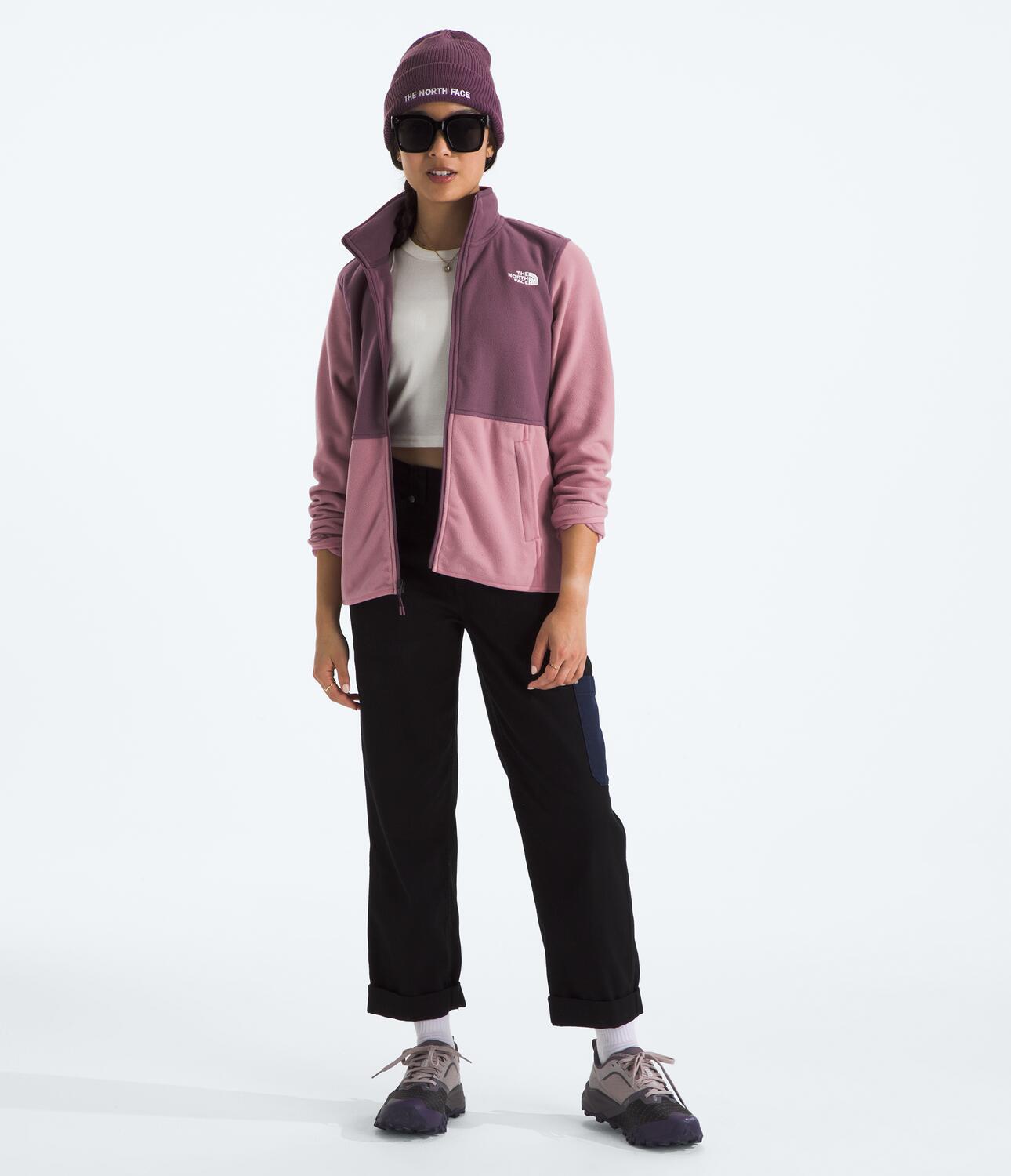 Poleras para Mujer THE NORTH FACE W GLACIER FLEECE JACKET Rosado