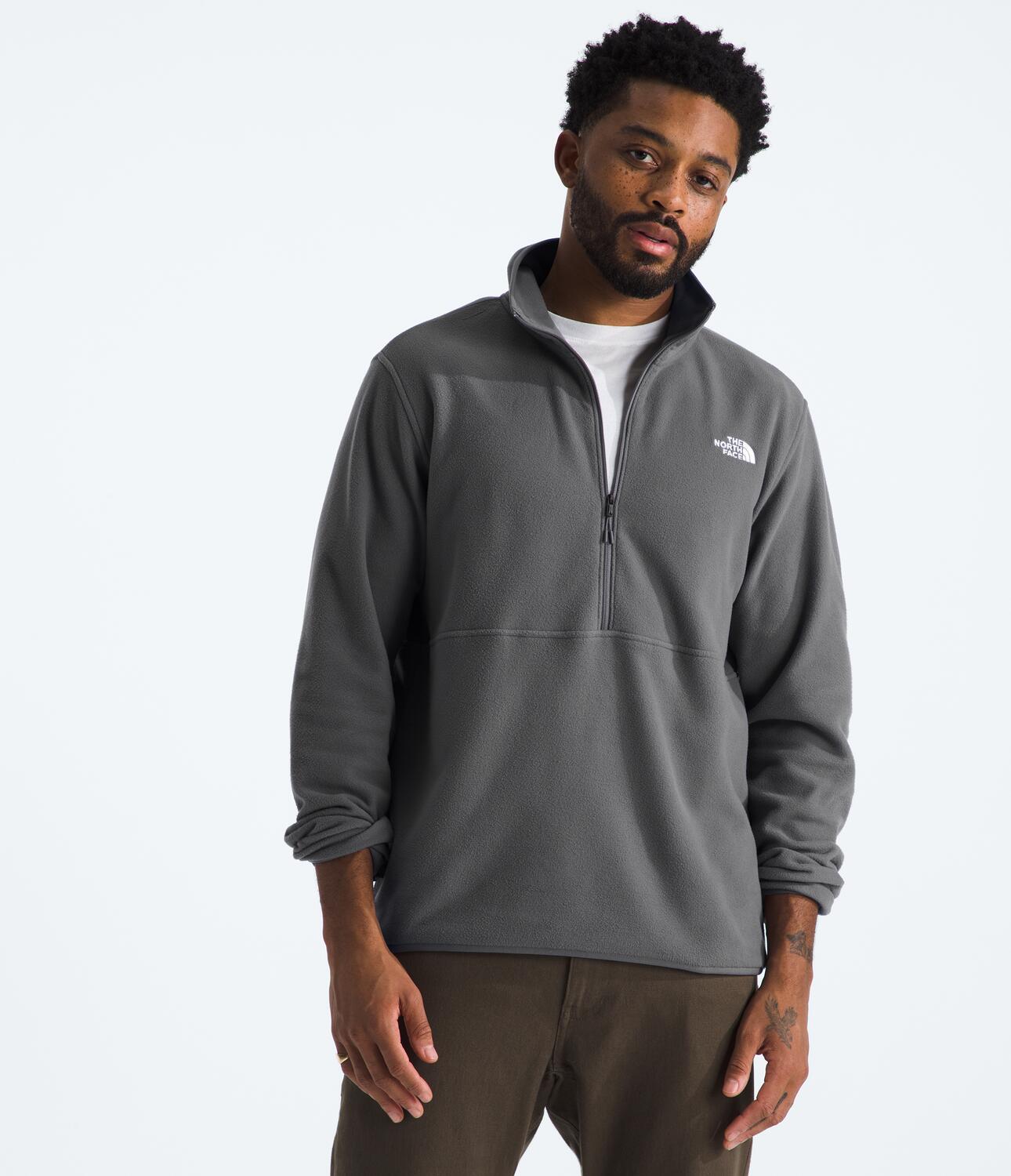 Poleras para Hombre THE NORTH FACE M GLACIER FLEECE 1/2 ZIP Gris