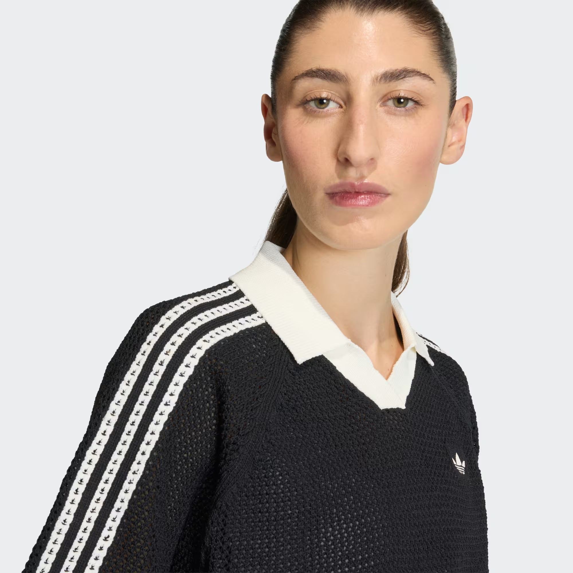 Polo ADIDAS CROCHET POLO KC6491 BLK