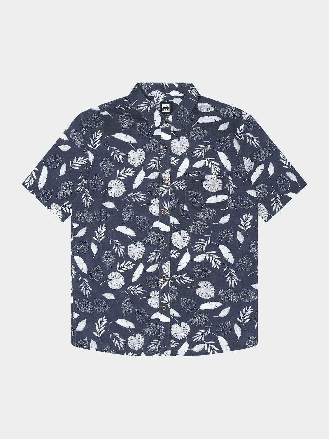 Camisa para Hombre REEF HAWAIIAN LEAF NVY