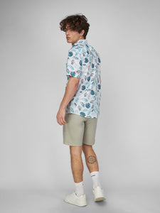 Camisa para Hombre REEF HAWAIIAN LEAF BLNC