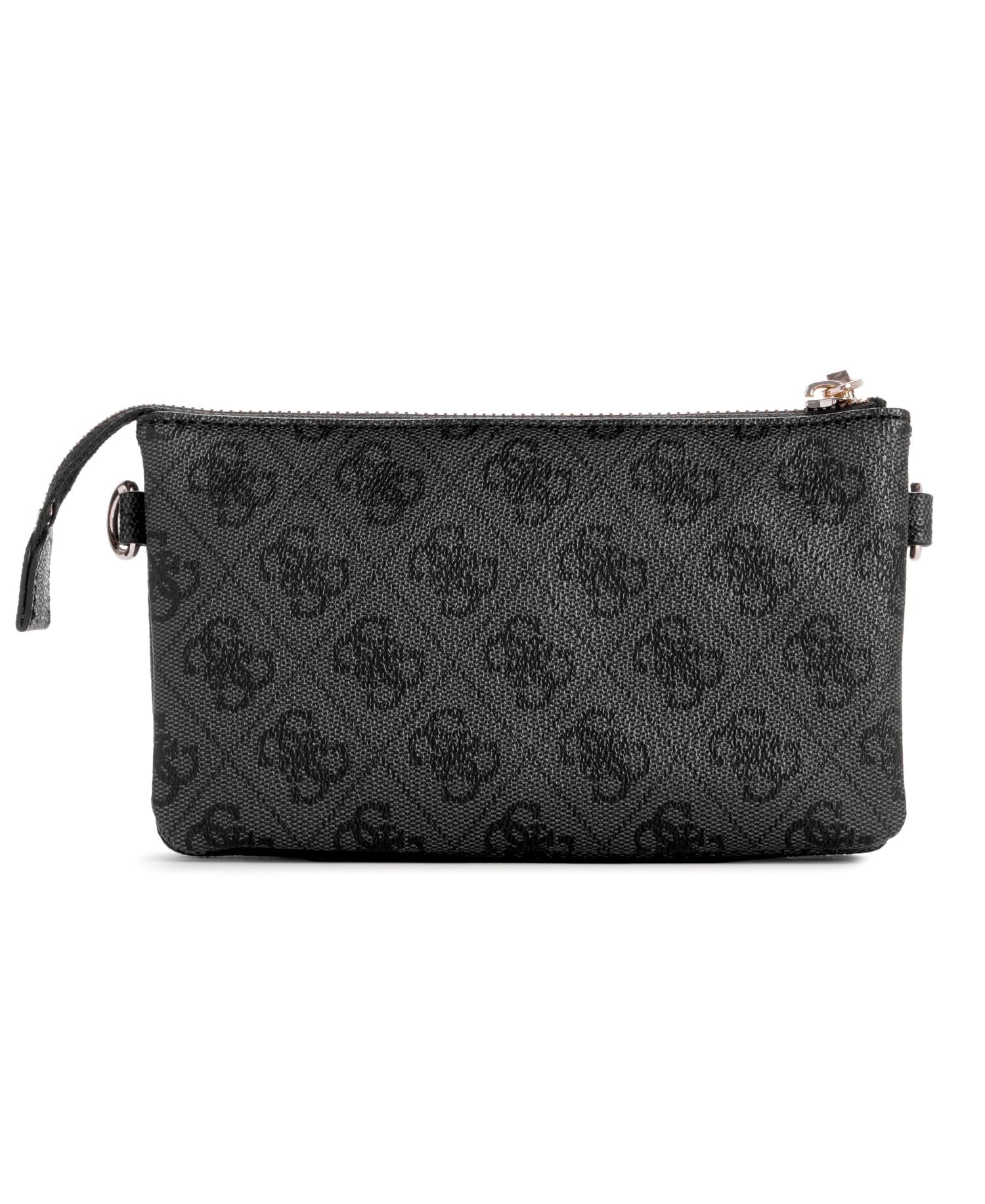 Bolso para Mujer GUESS LATONA MINI TRI COMP TOP ZIP Negro Coal GUESS