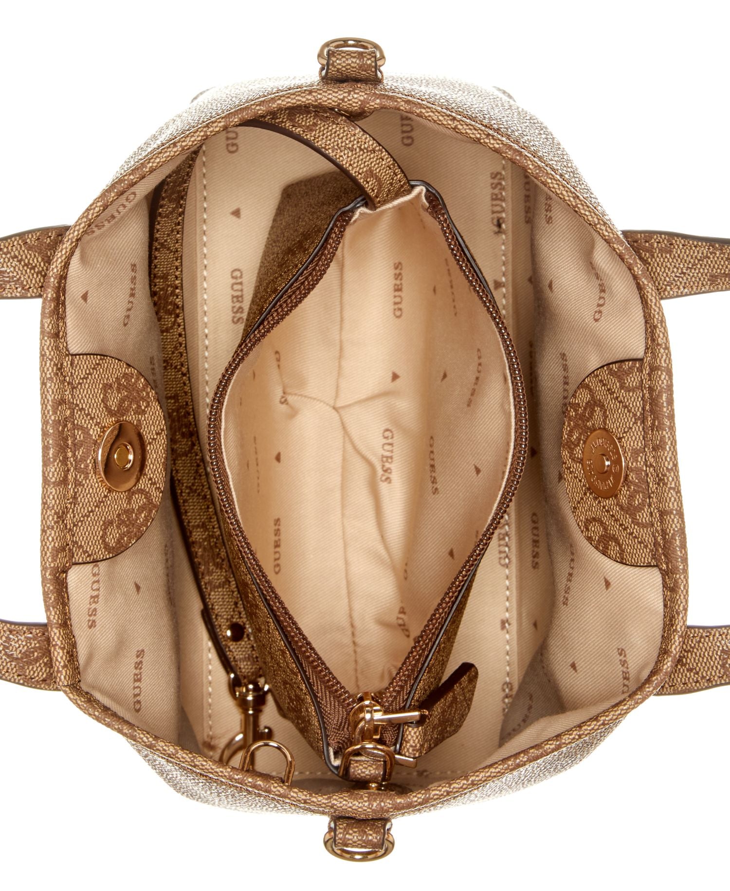 Bolso para Mujer GUESS LATONA MINI TOTE Marrón