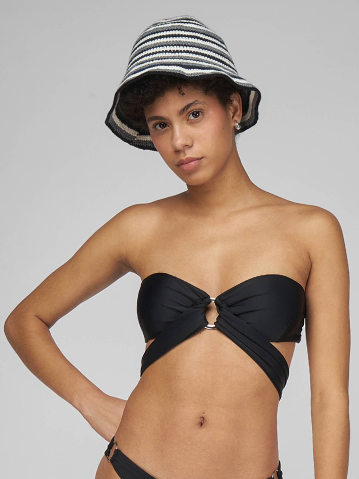 Ropa de Baño para Mujer DVK LOVE ISLAND TOP BLK DVK