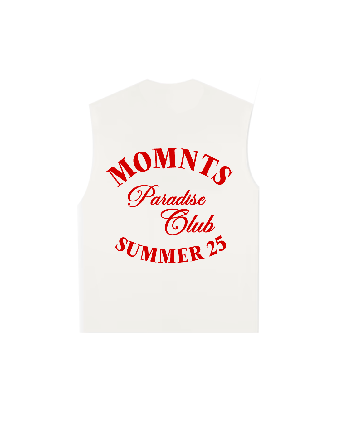 Tank para Hombre MOMNTS White Paradise WHT MOMNTS