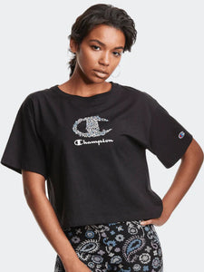 Polo para Mujer CHAMPION CROP THE CROPPED TEE - GRAPHIC 001