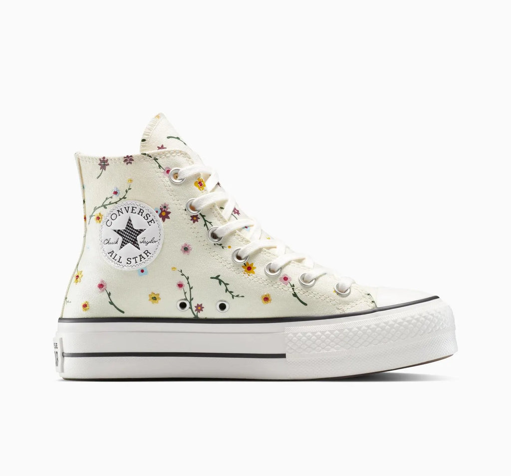 Zapatillas para Mujer CONVERSE CT AS Lift Platform Embroidered Blooms CRE
