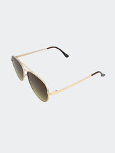 Cargar imagen en el visor de la galería, Lentes de Sol Unisex TOMMY HILFIGER X62114 Aviator Gold OS
