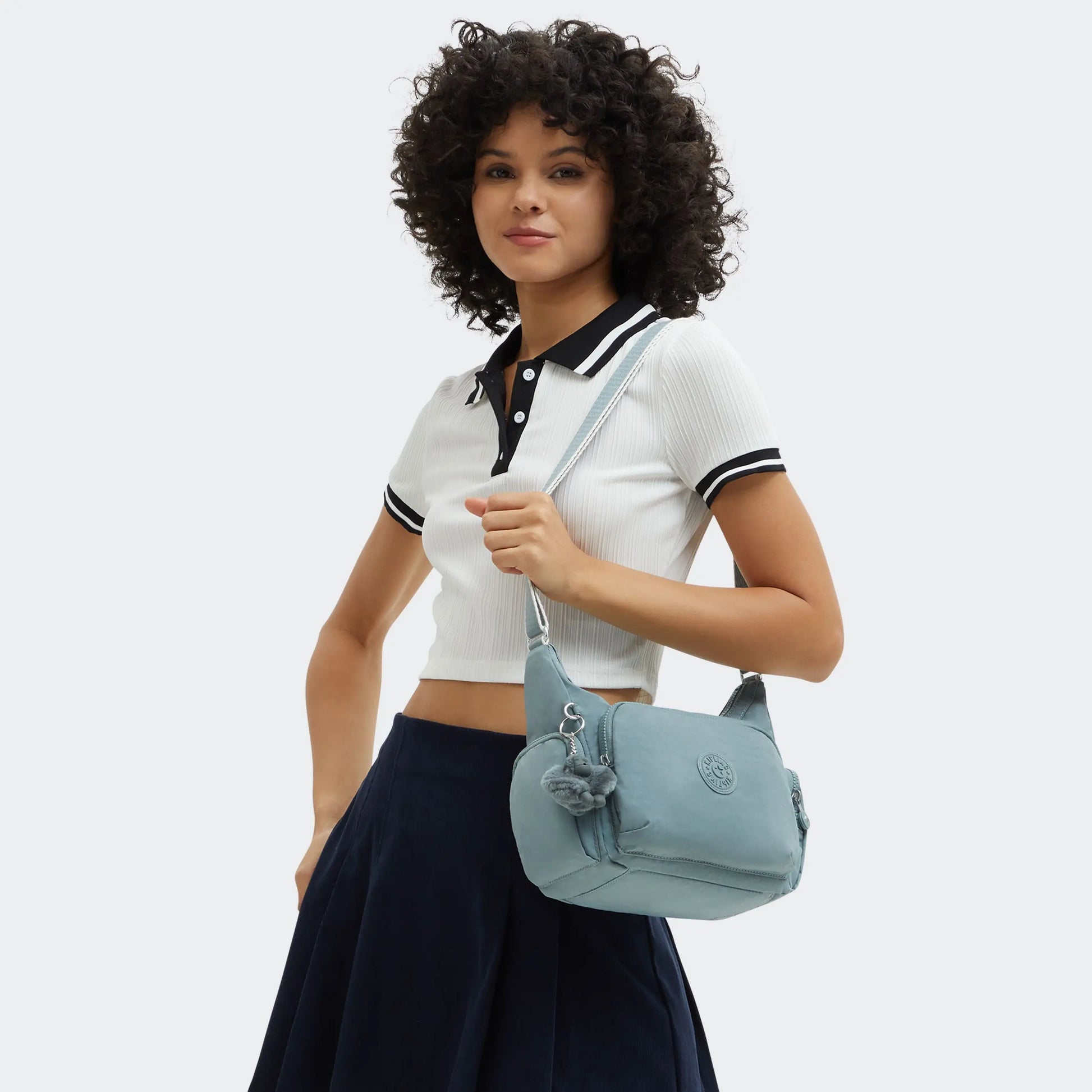 Cartera para Mujer KIPLING GABB S Azul grisáceo
