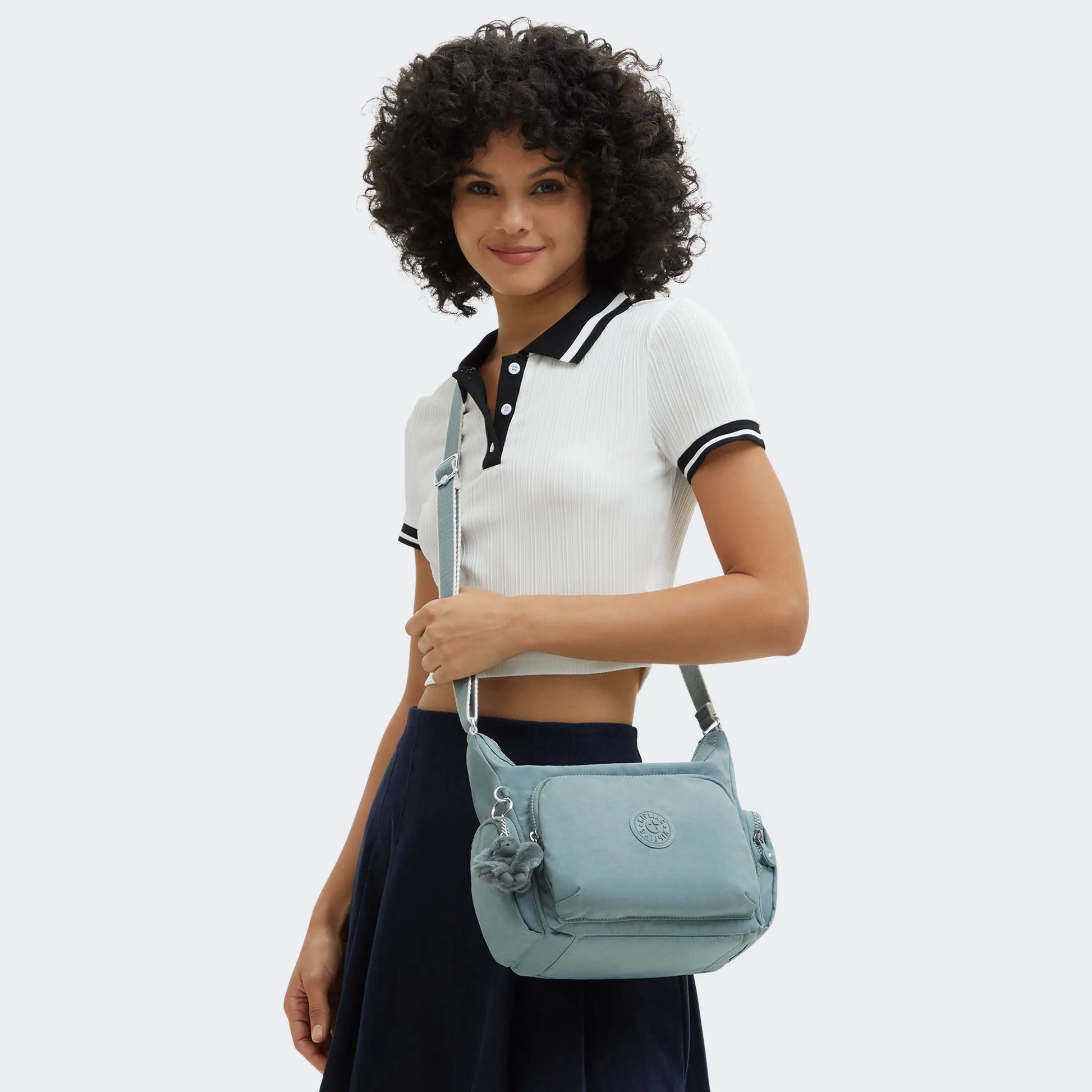 Cartera para Mujer KIPLING GABB S Azul grisáceo
