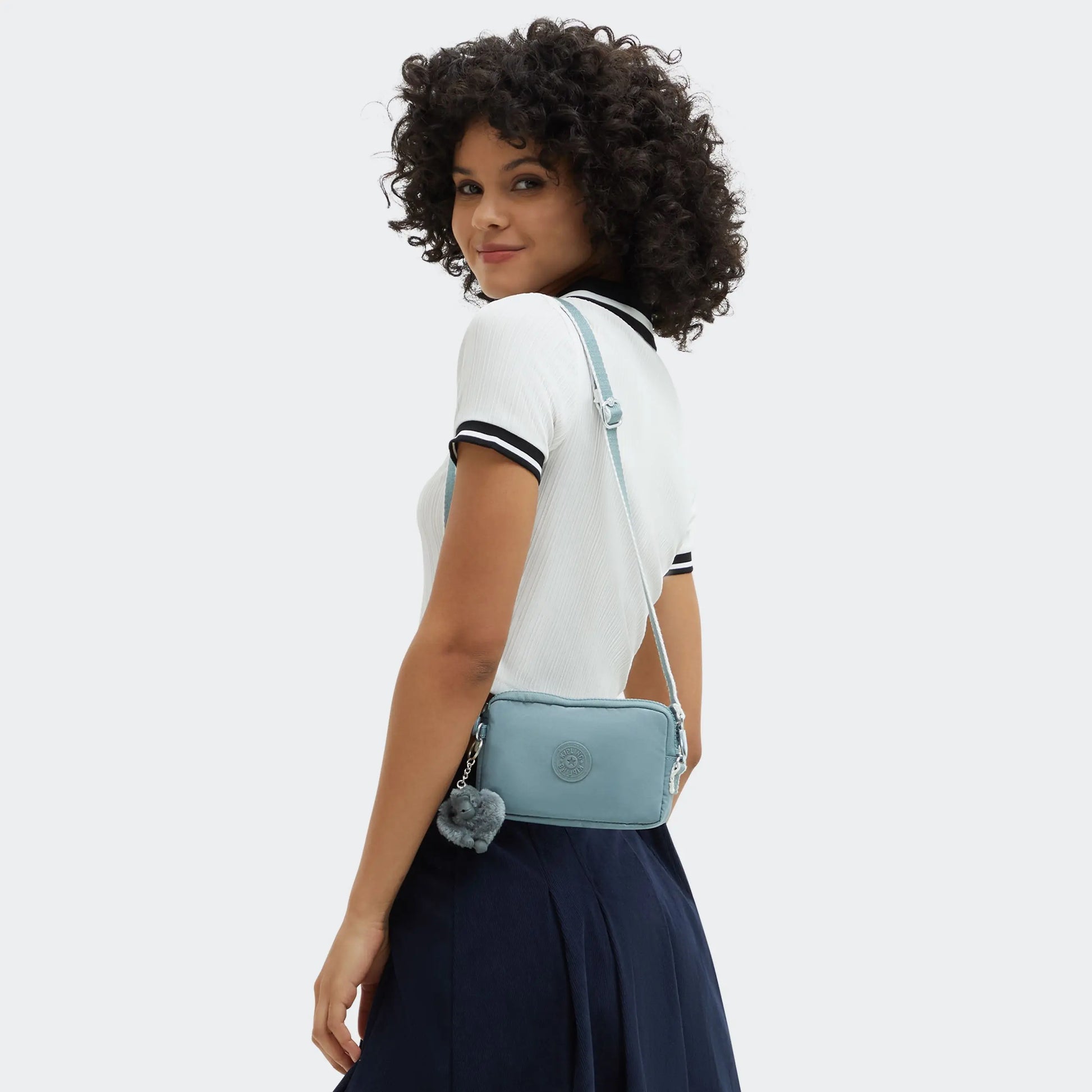 Cartera para Mujer KIPLING LIMMO Azul grisáceo