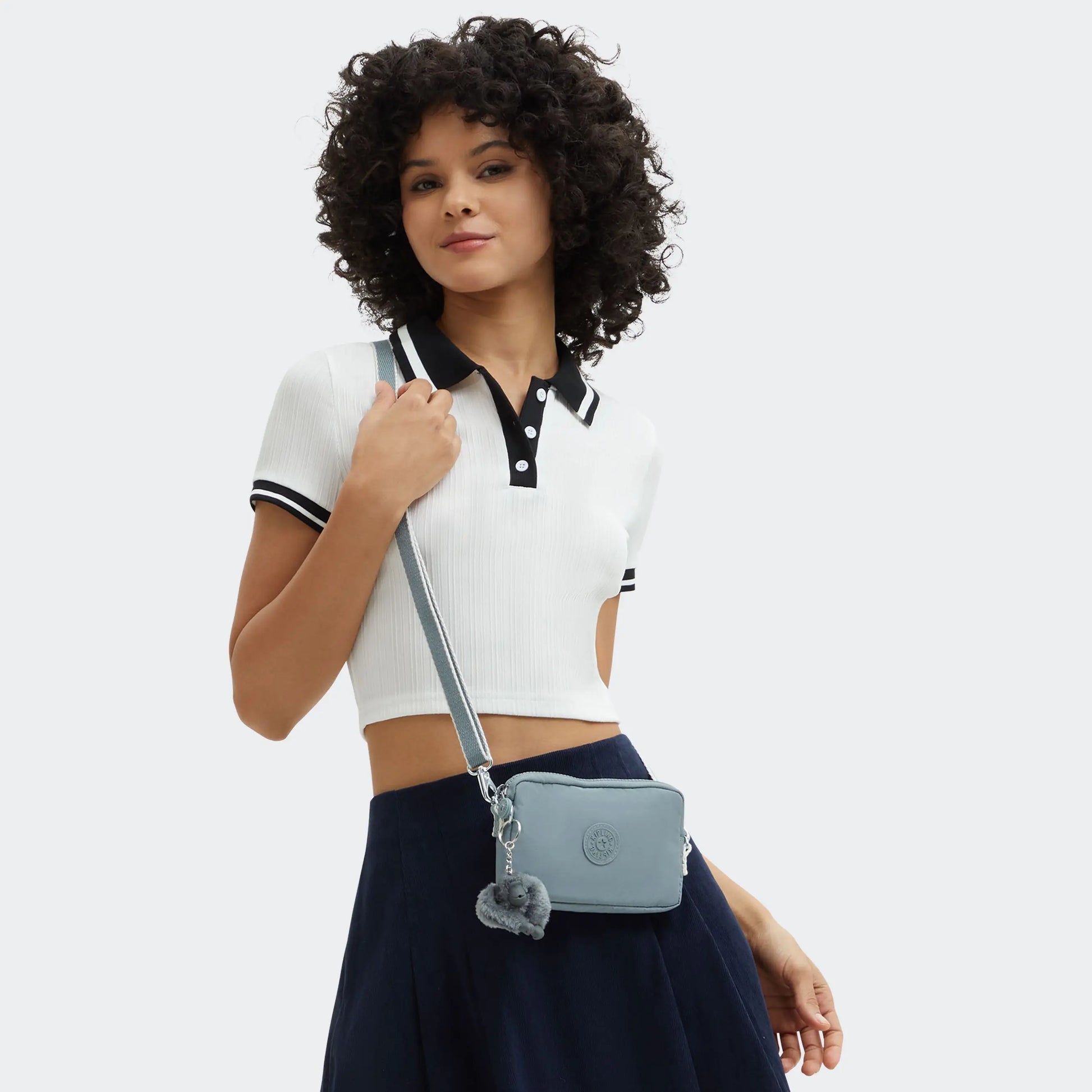 Cartera para Mujer KIPLING LIMMO Azul grisáceo