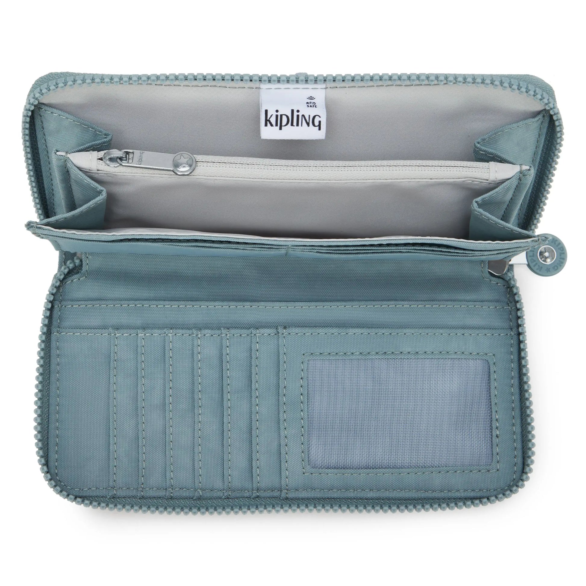 Billetera para Mujer KIPLING MONEY WORLD Azul grisáceo