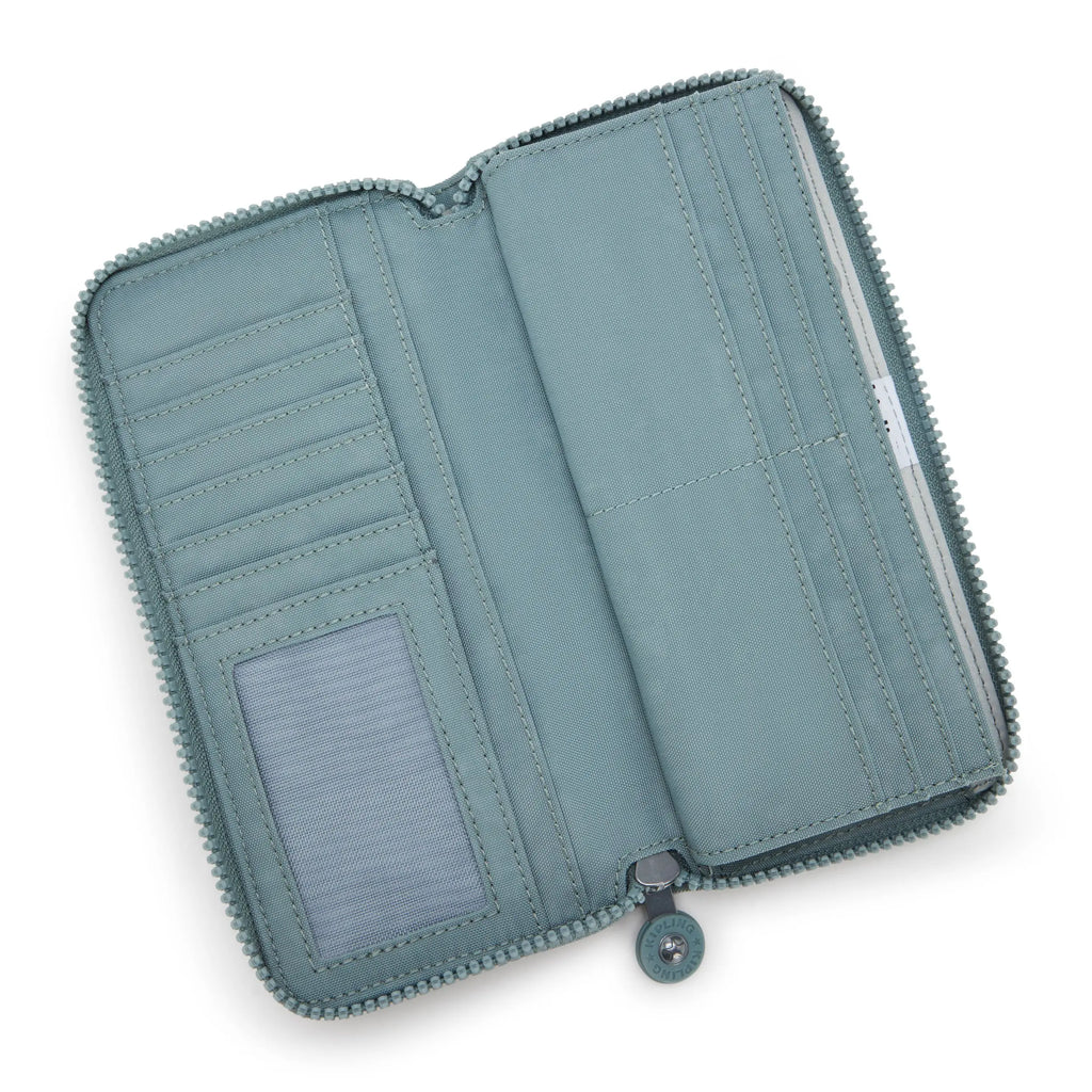 Billetera para Mujer KIPLING MONEY WORLD Azul grisáceo