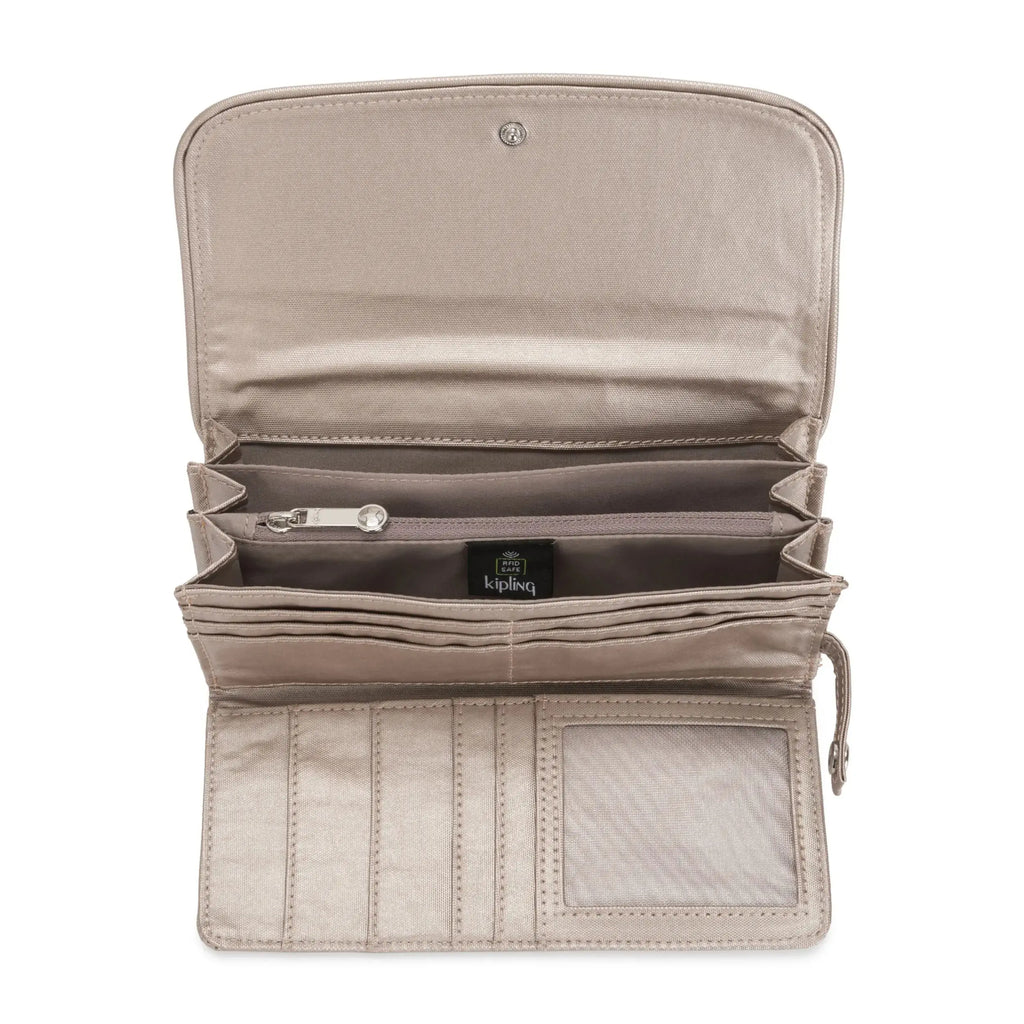 Billetera para Mujer KIPLING MONEY LAND Dorado