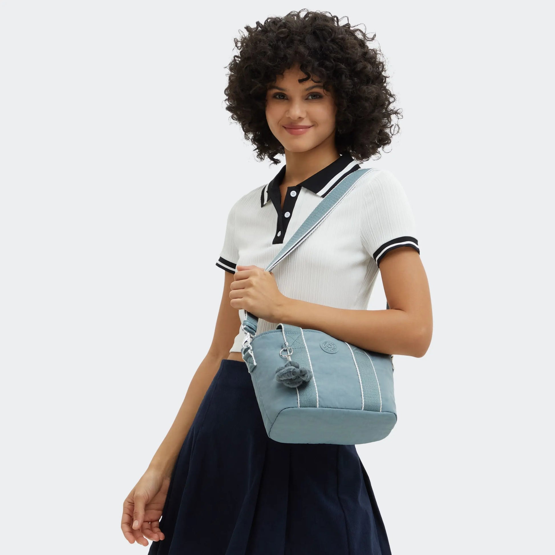 Cartera para Mujer KIPLING MINTA Azul grisáceo