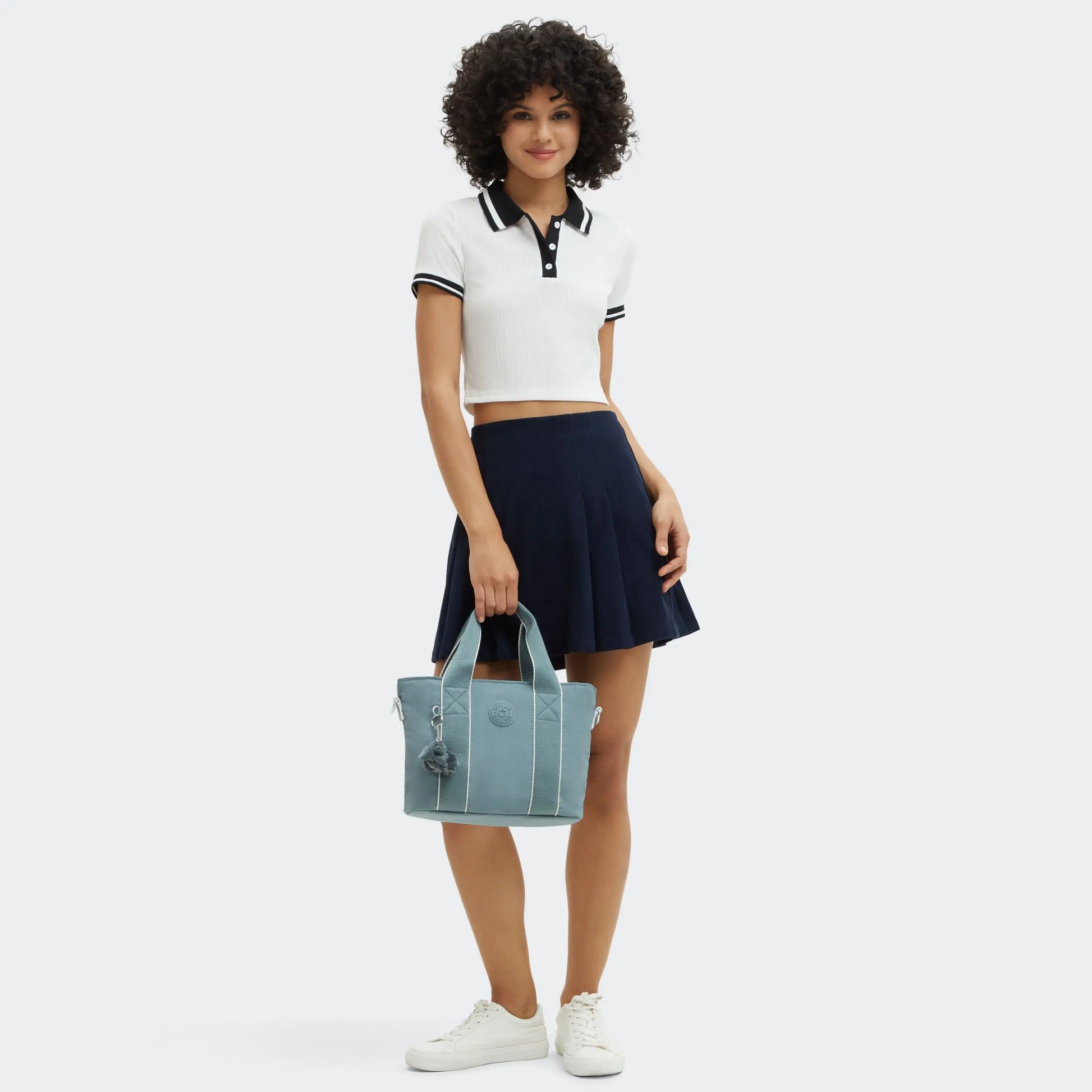 Cartera para Mujer KIPLING MINTA M Azul grisáceo
