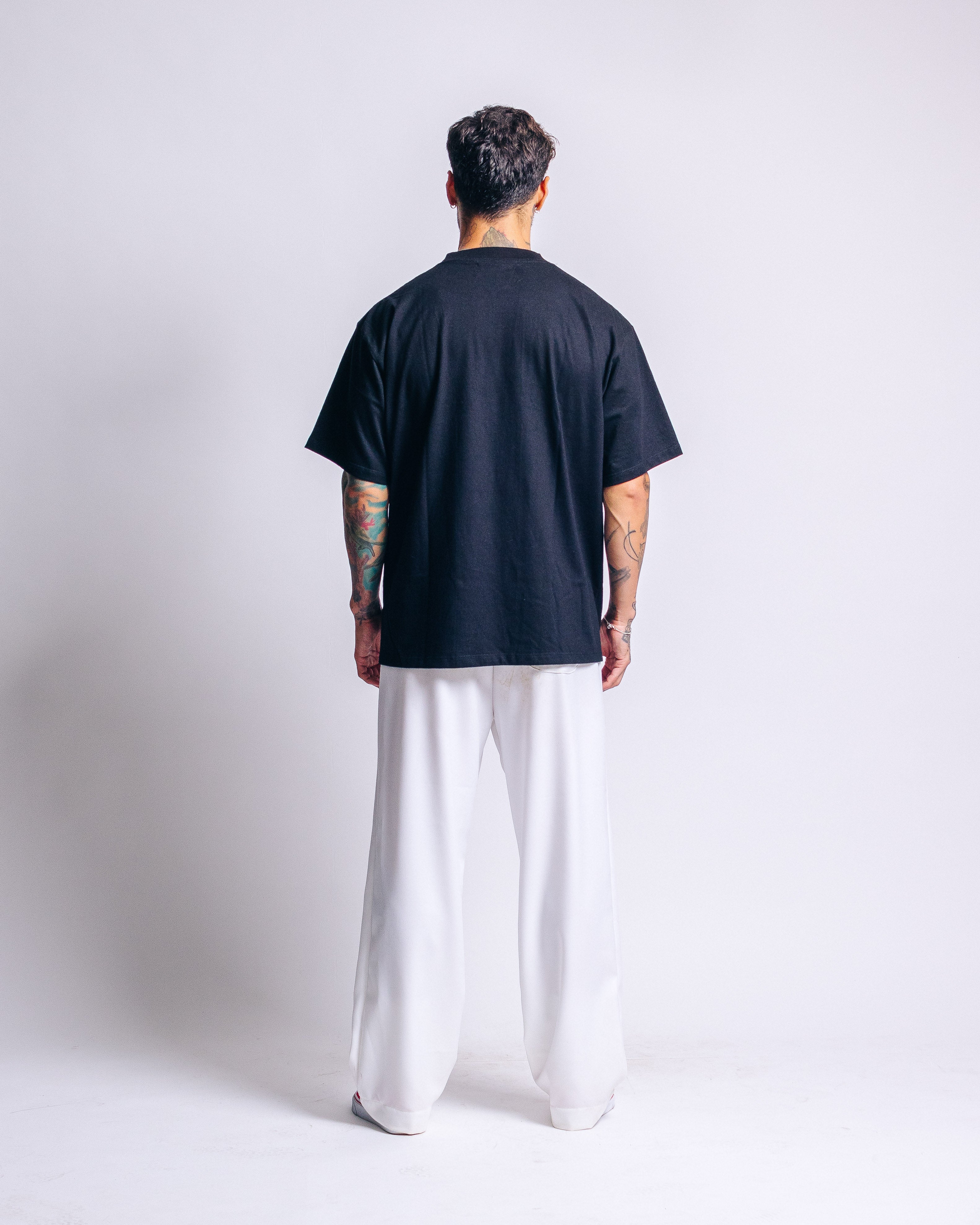 Polo para Hombre MOMNTS Black Pass To Paradise BLK MOMNTS