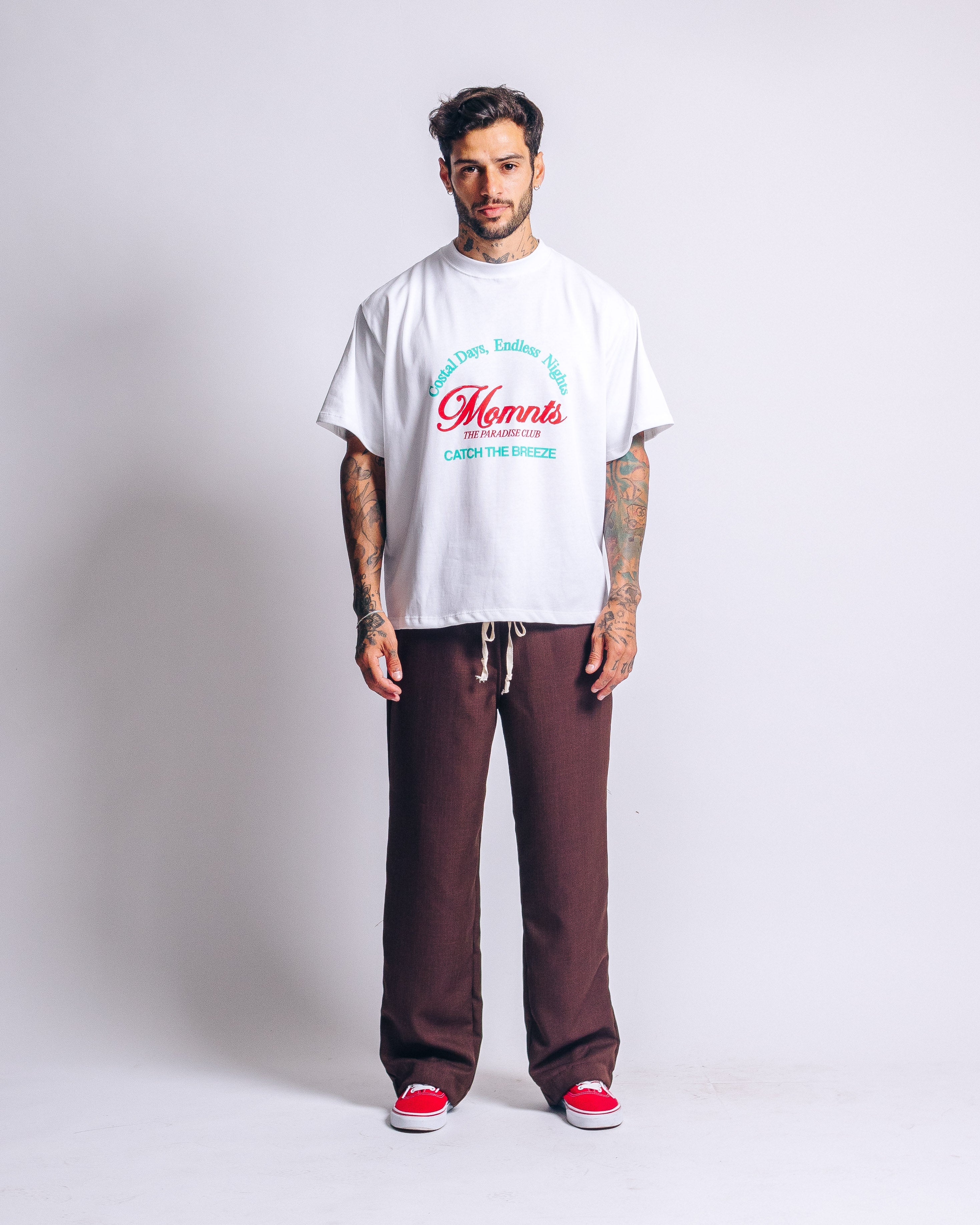 Polo para Hombre MOMNTS Endless Summer WHT MOMNTS