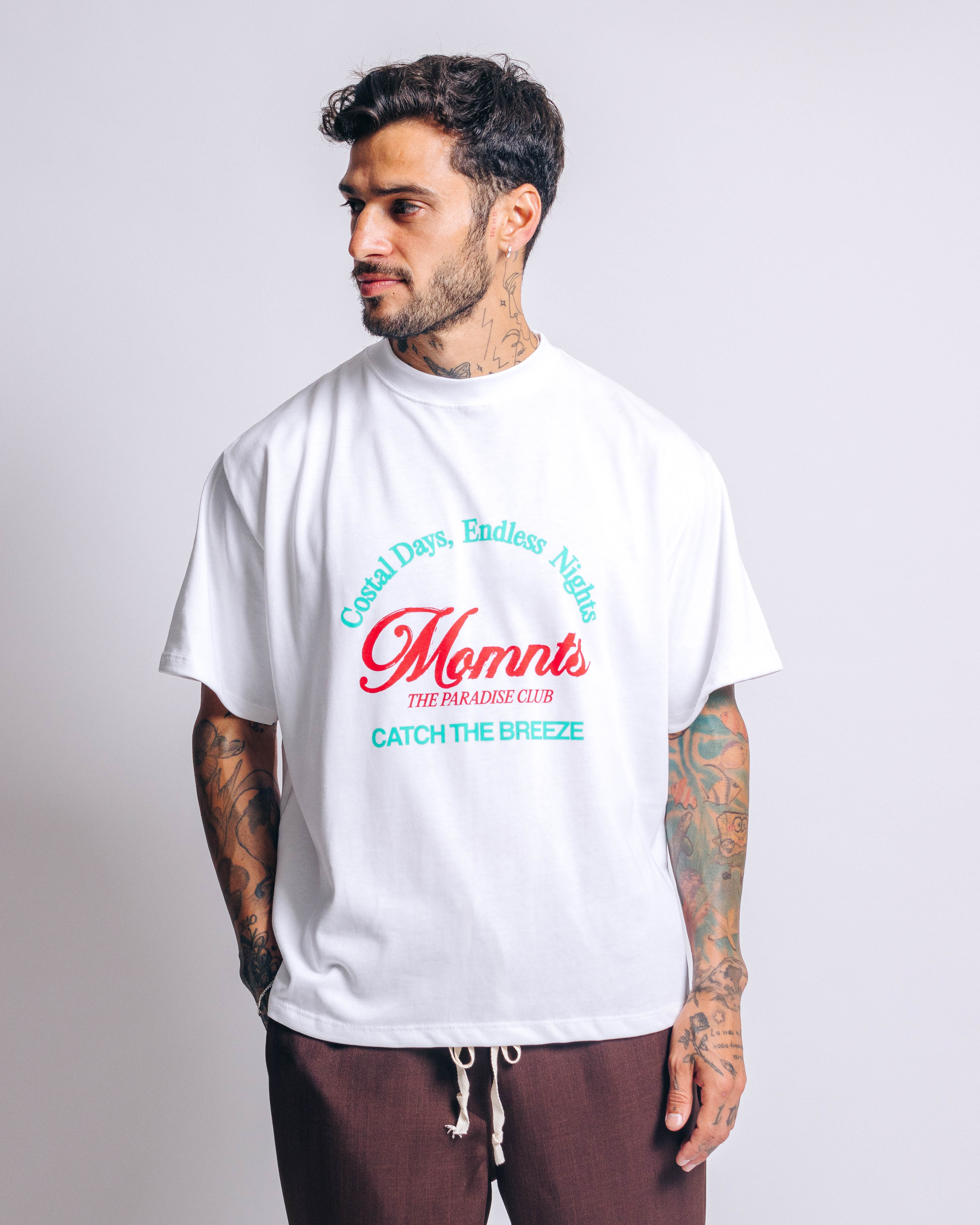 Polo para Hombre MOMNTS Endless Summer WHT MOMNTS