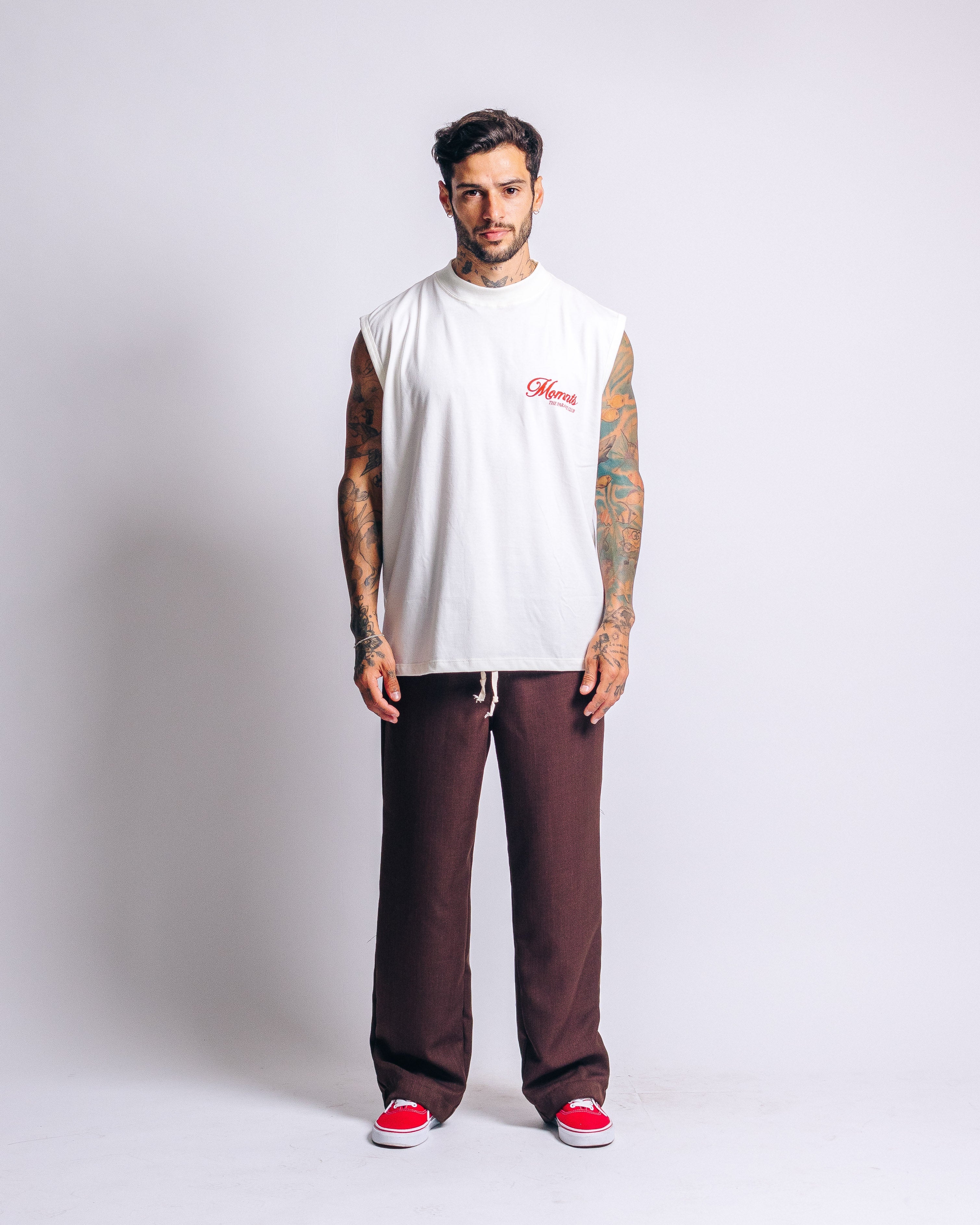 Tank para Hombre MOMNTS White Paradise WHT MOMNTS