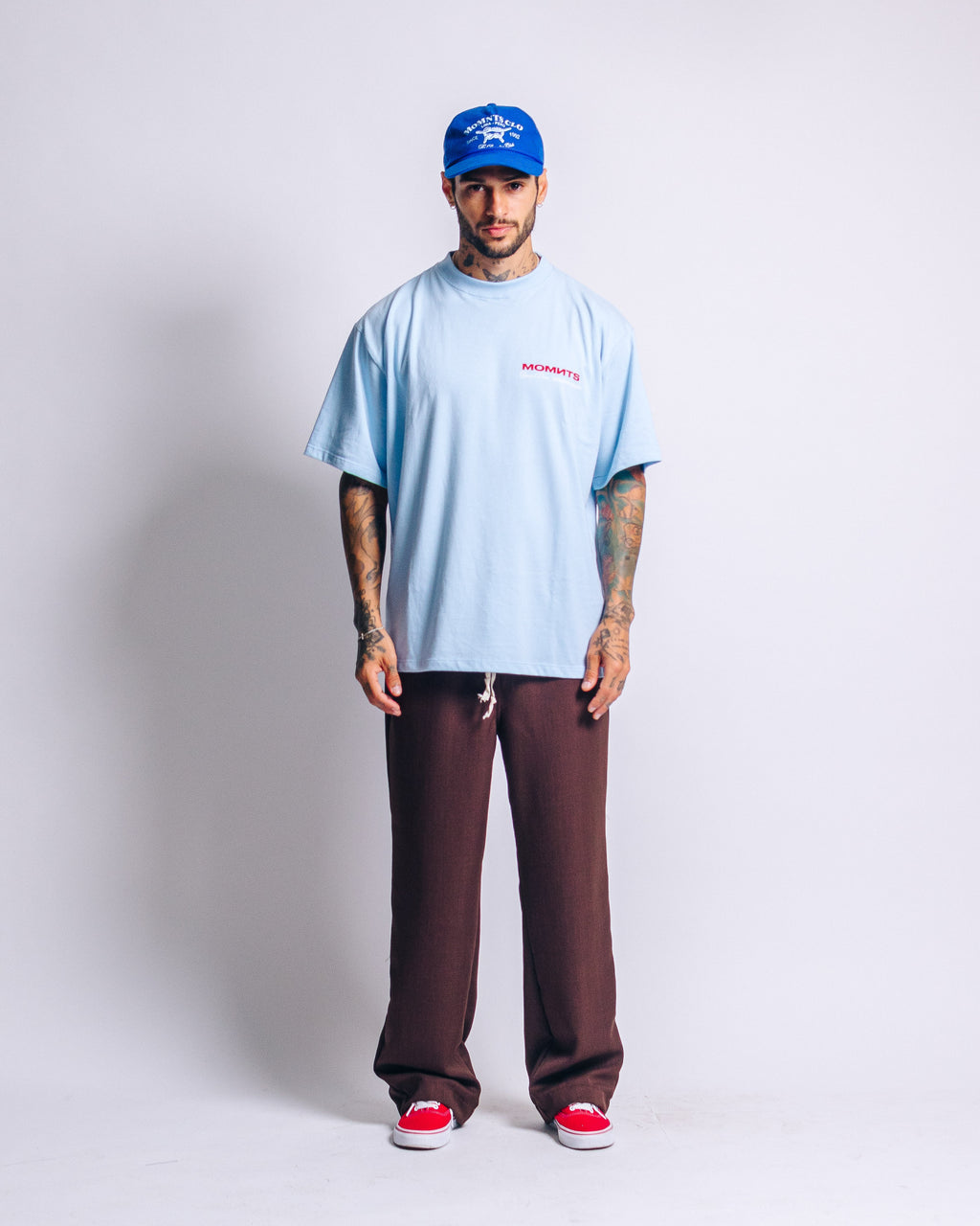 Polo para Hombre MOMNTS Skyblue Oasis CEL