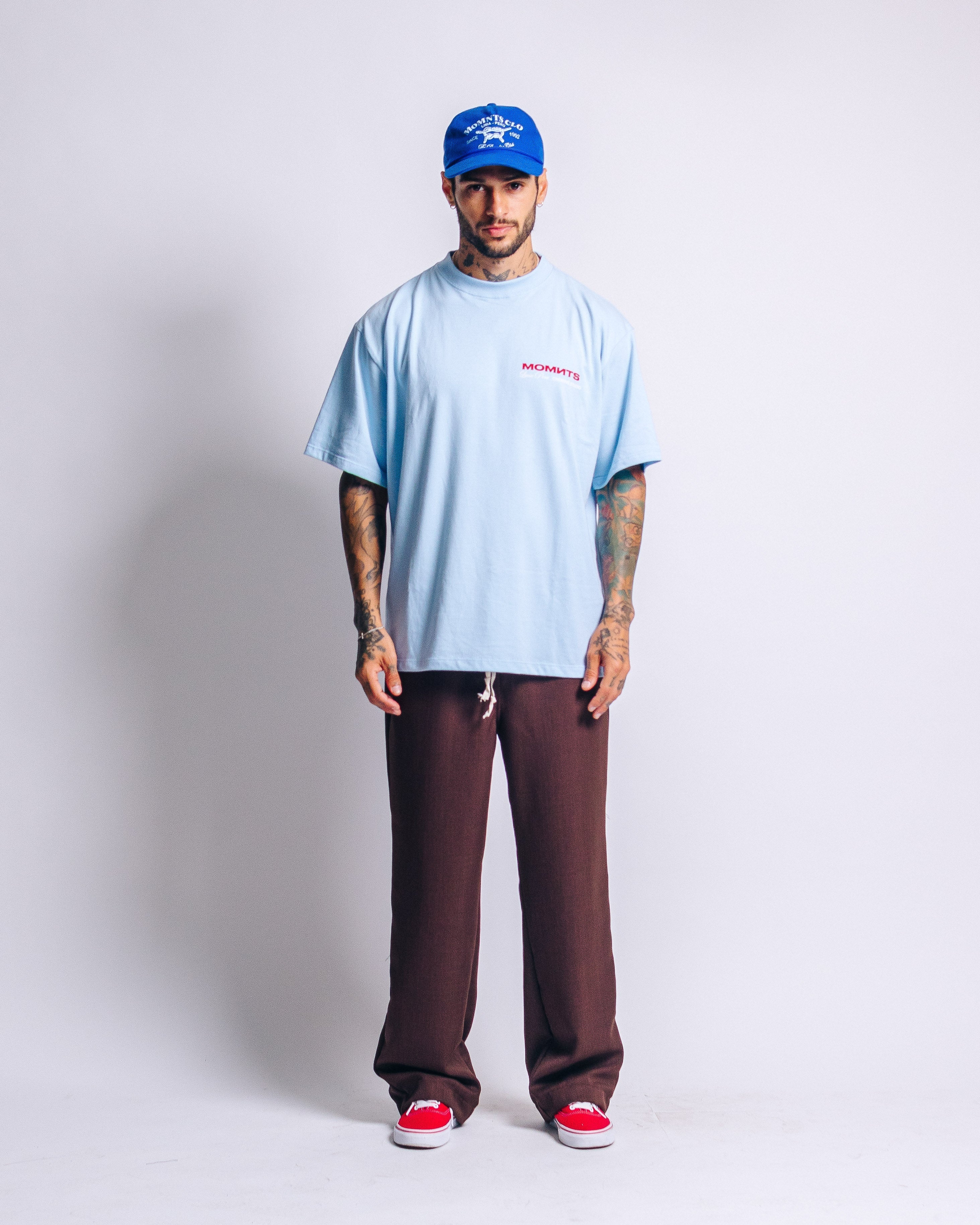 Polo para Hombre MOMNTS Skyblue Oasis CEL MOMNTS