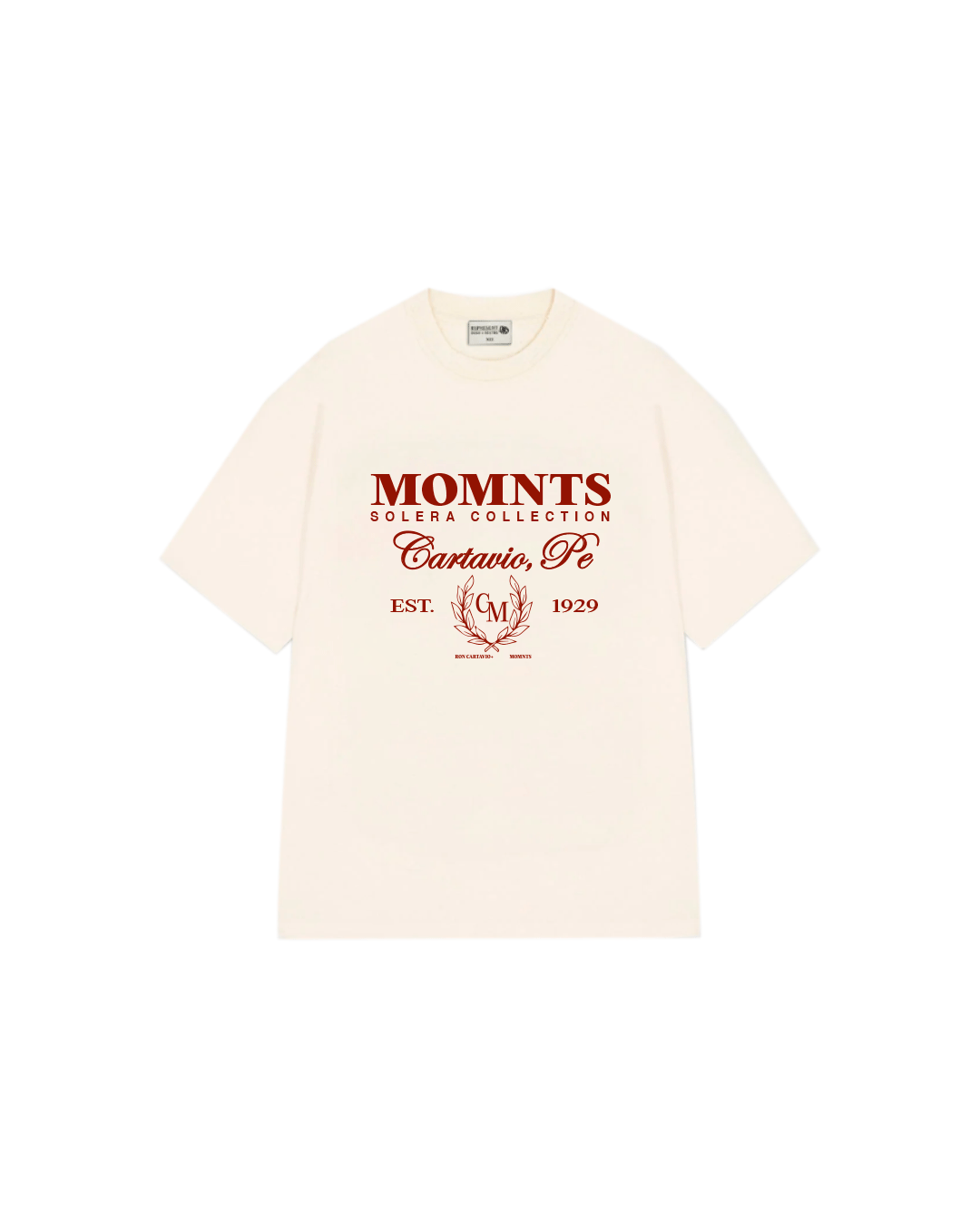 Polo para Hombre MOMNTS Solera T Shirt BEI