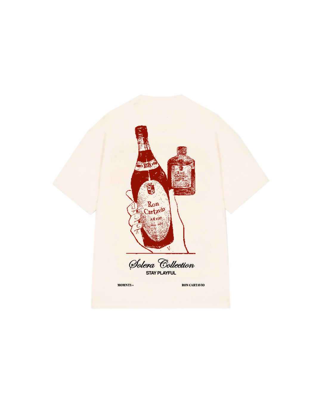 Polo para Hombre MOMNTS Solera T Shirt BEI